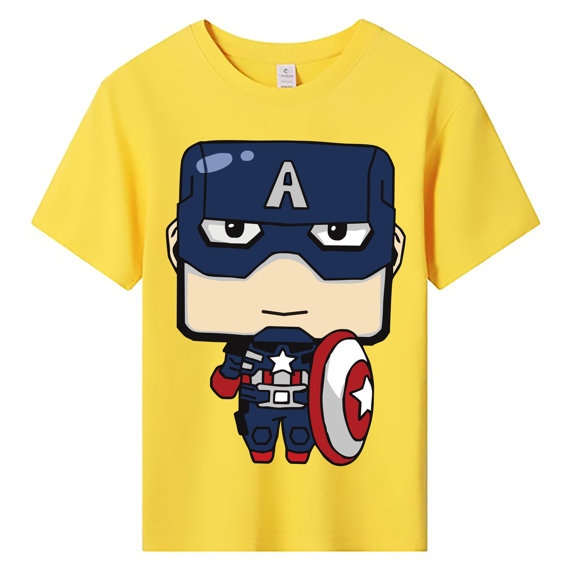 （画像用） アベンジャーズ The Avengers 綿100％キッズTシャツ（フロントプリント）