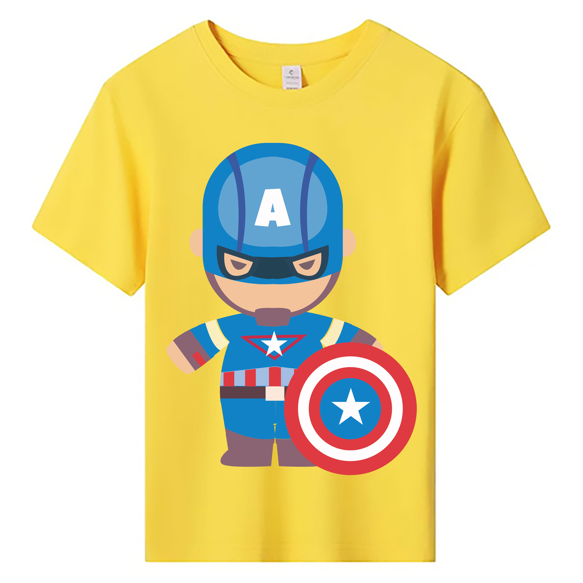 （画像用） アベンジャーズ The Avengers 綿100％キッズTシャツ（フロントプリント）