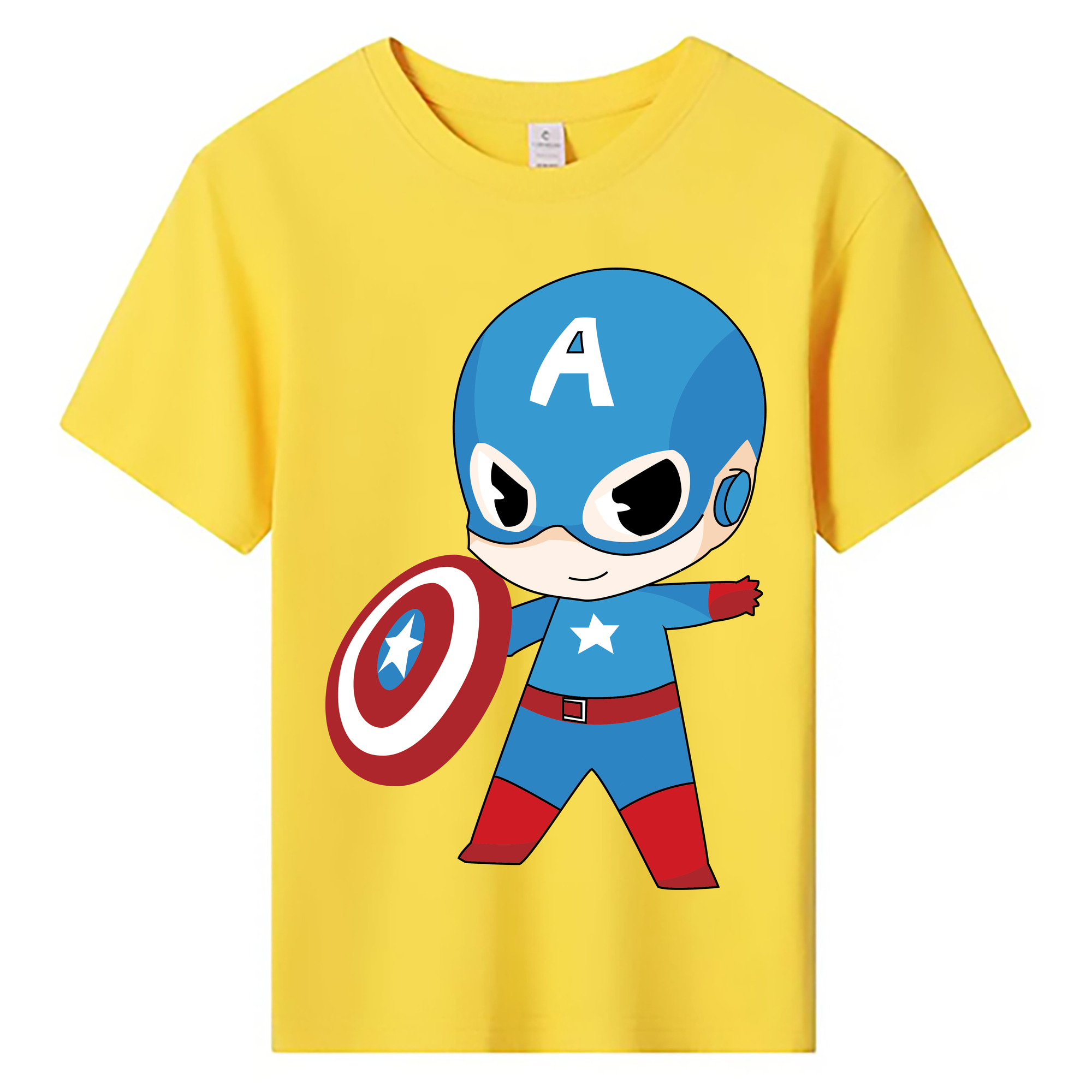 （画像用） アベンジャーズ The Avengers 綿100％キッズTシャツ（フロントプリント）