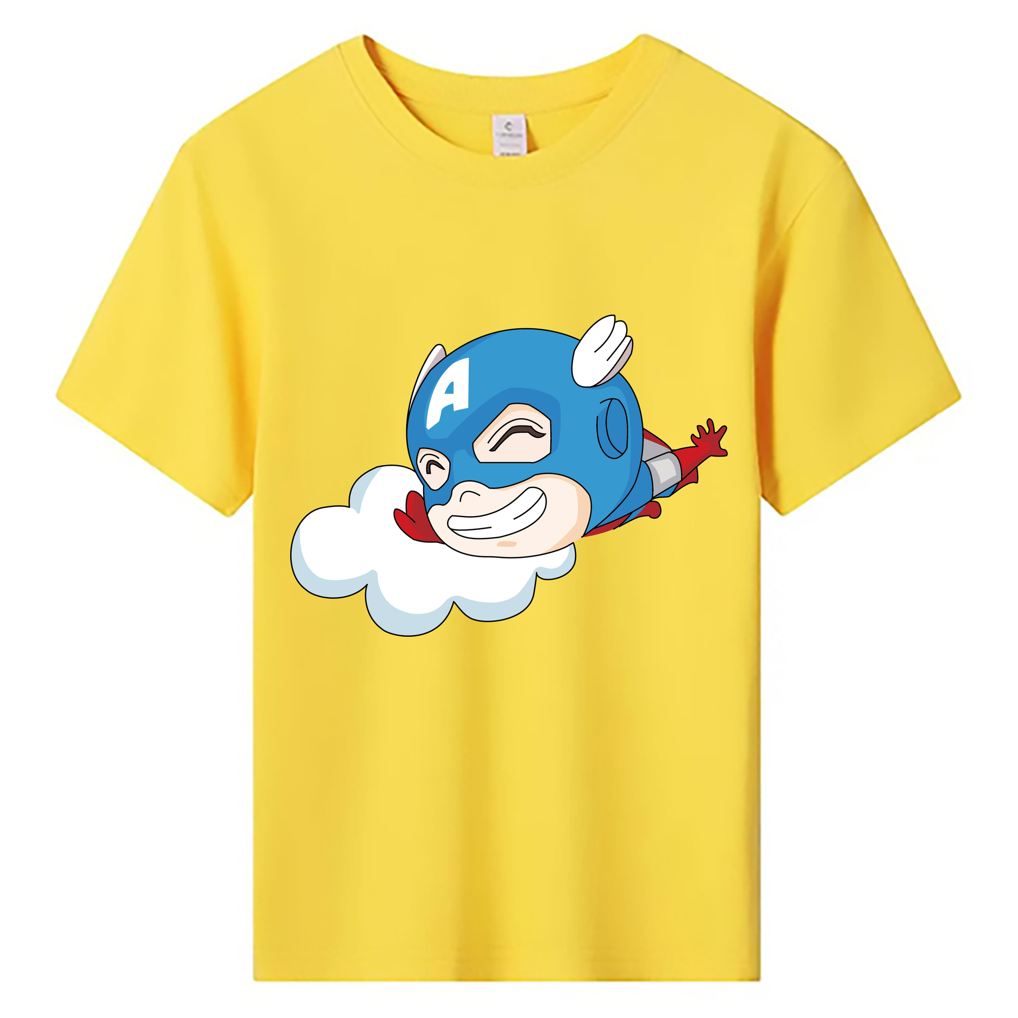 （画像用） アベンジャーズ The Avengers 綿100％キッズTシャツ（フロントプリント）