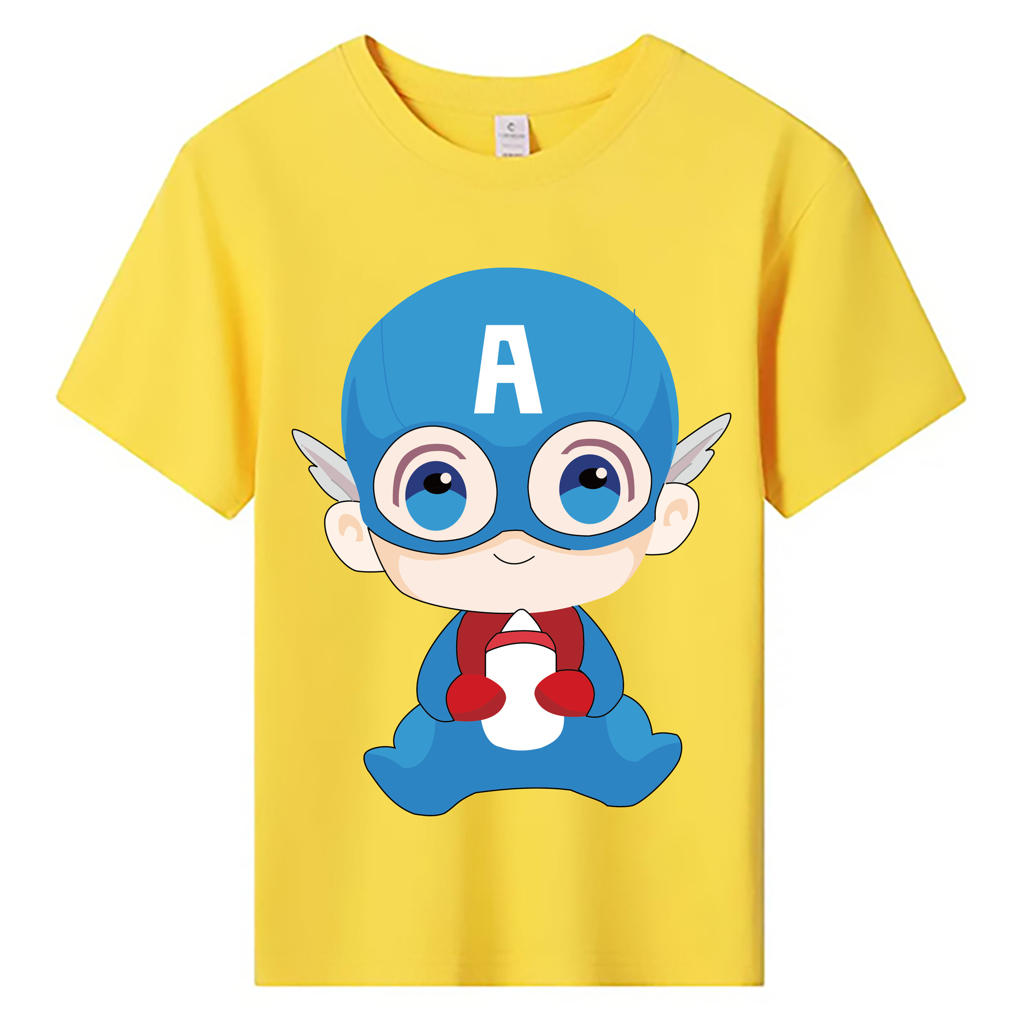 （画像用） アベンジャーズ The Avengers 綿100％キッズTシャツ（フロントプリント）