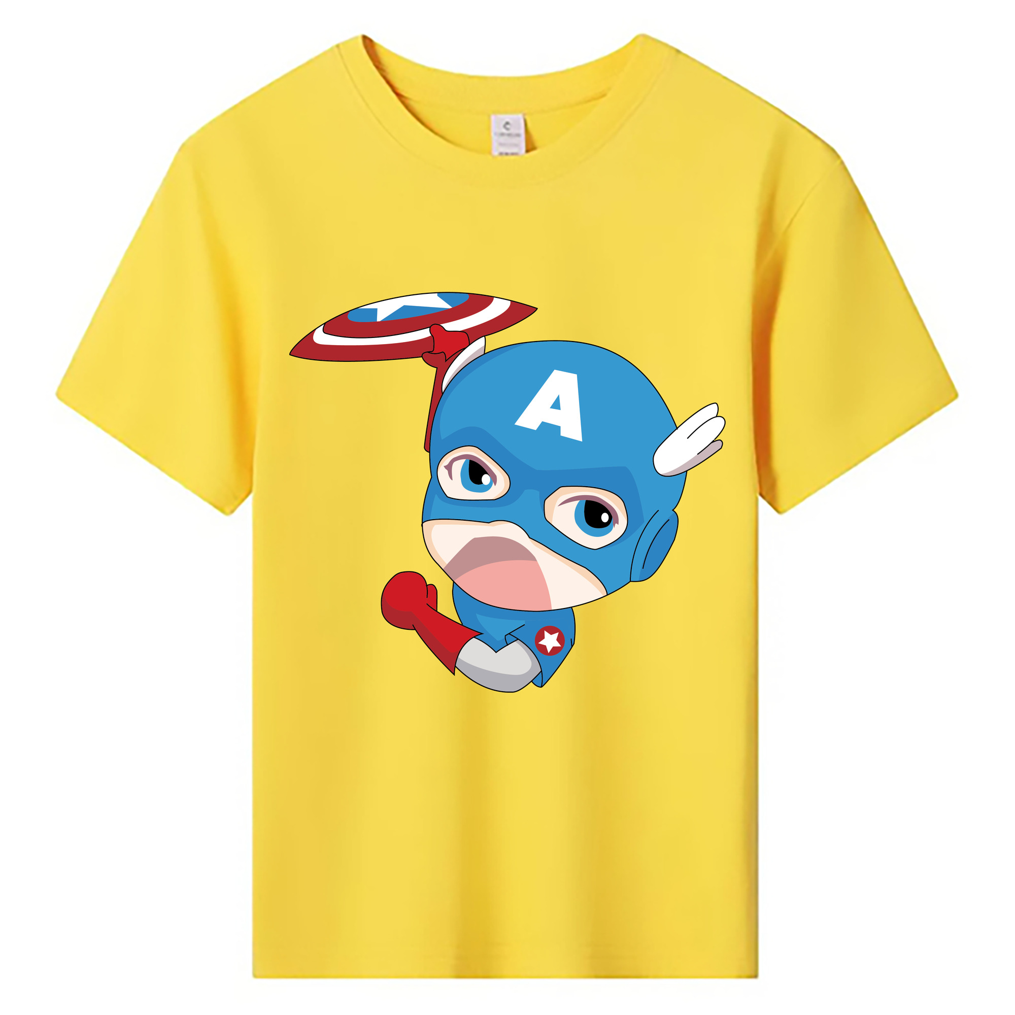 （画像用） アベンジャーズ The Avengers 綿100％キッズTシャツ（フロントプリント）