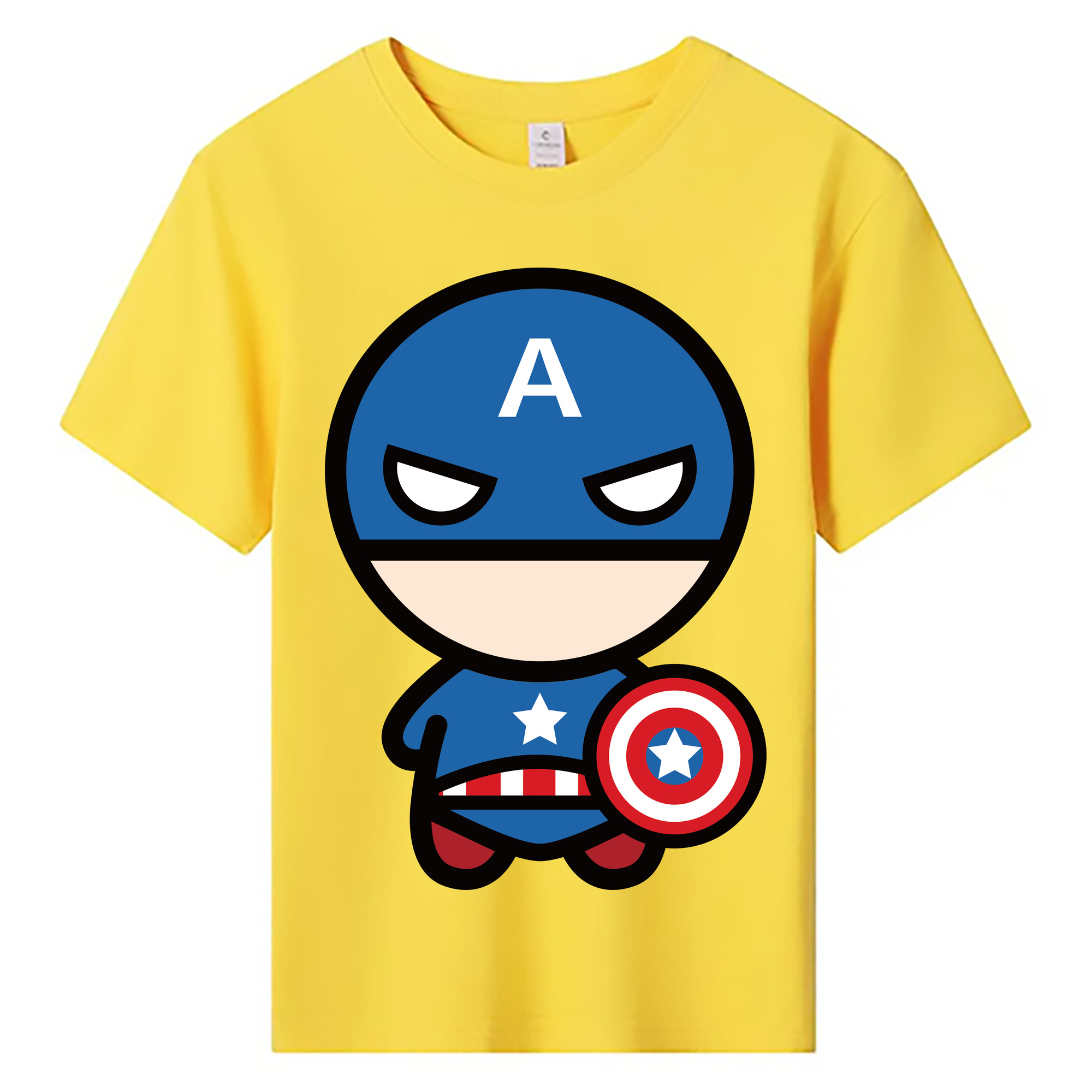 （画像用） アベンジャーズ The Avengers 綿100％キッズTシャツ（フロントプリント）