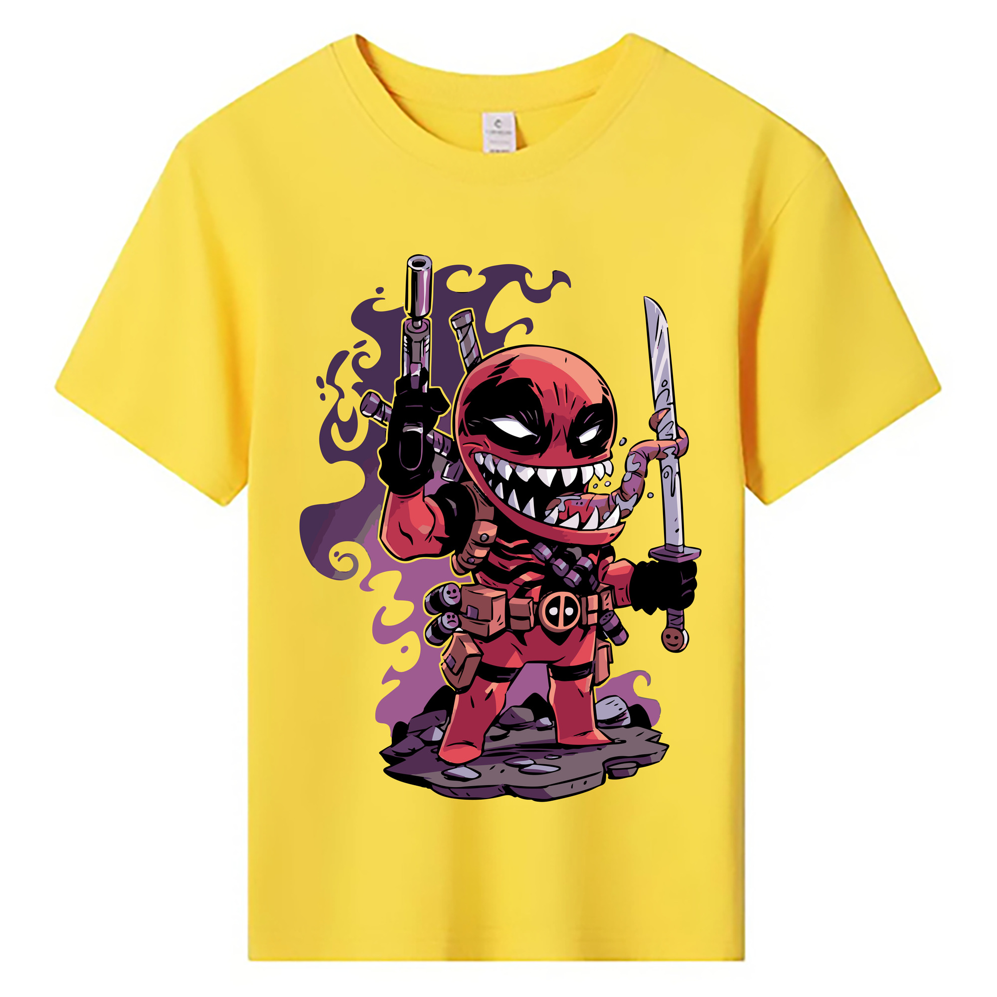 （画像用） アベンジャーズ The Avengers 綿100％キッズTシャツ（フロントプリント）