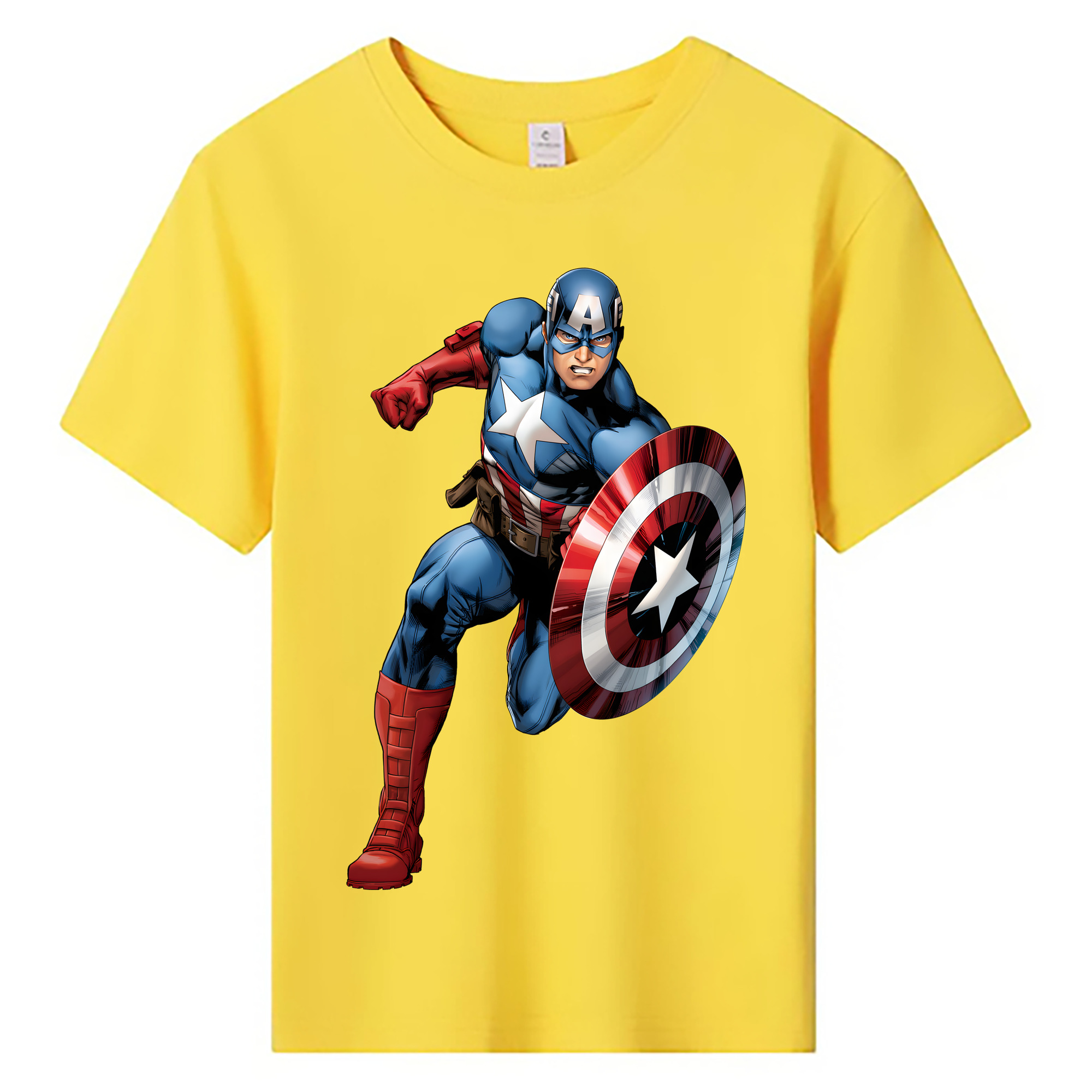 （画像用） アベンジャーズ The Avengers 綿100％キッズTシャツ（フロントプリント）