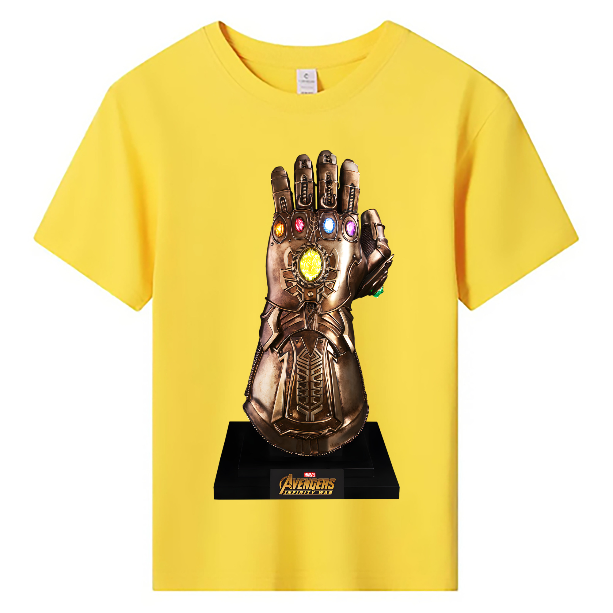 （画像用） アベンジャーズ The Avengers 綿100％キッズTシャツ（フロントプリント）