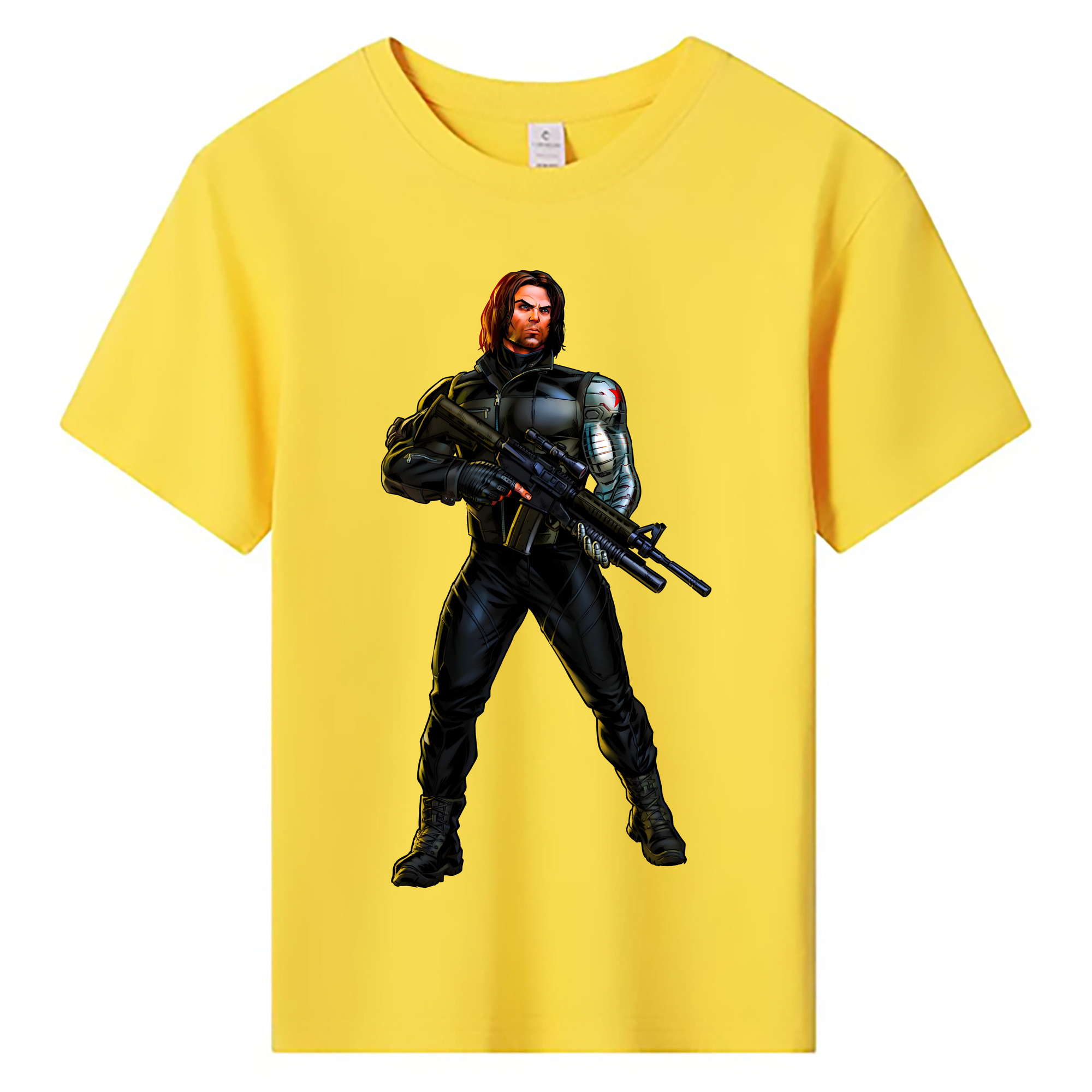（画像用） アベンジャーズ The Avengers 綿100％キッズTシャツ（フロントプリント）