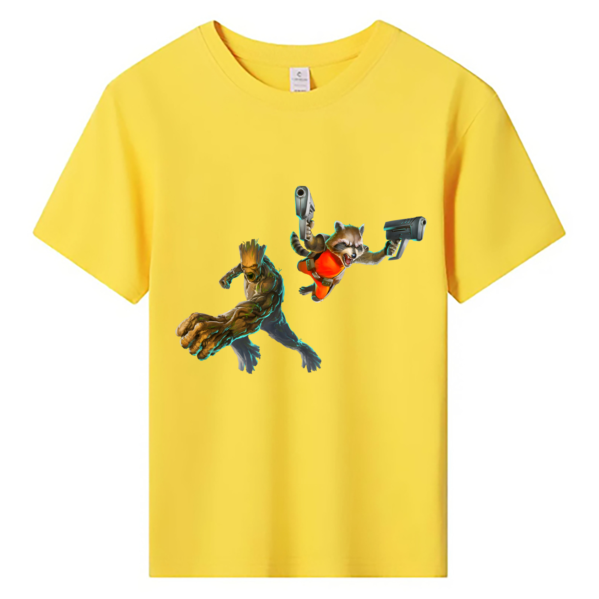 （画像用） アベンジャーズ The Avengers 綿100％キッズTシャツ（フロントプリント）