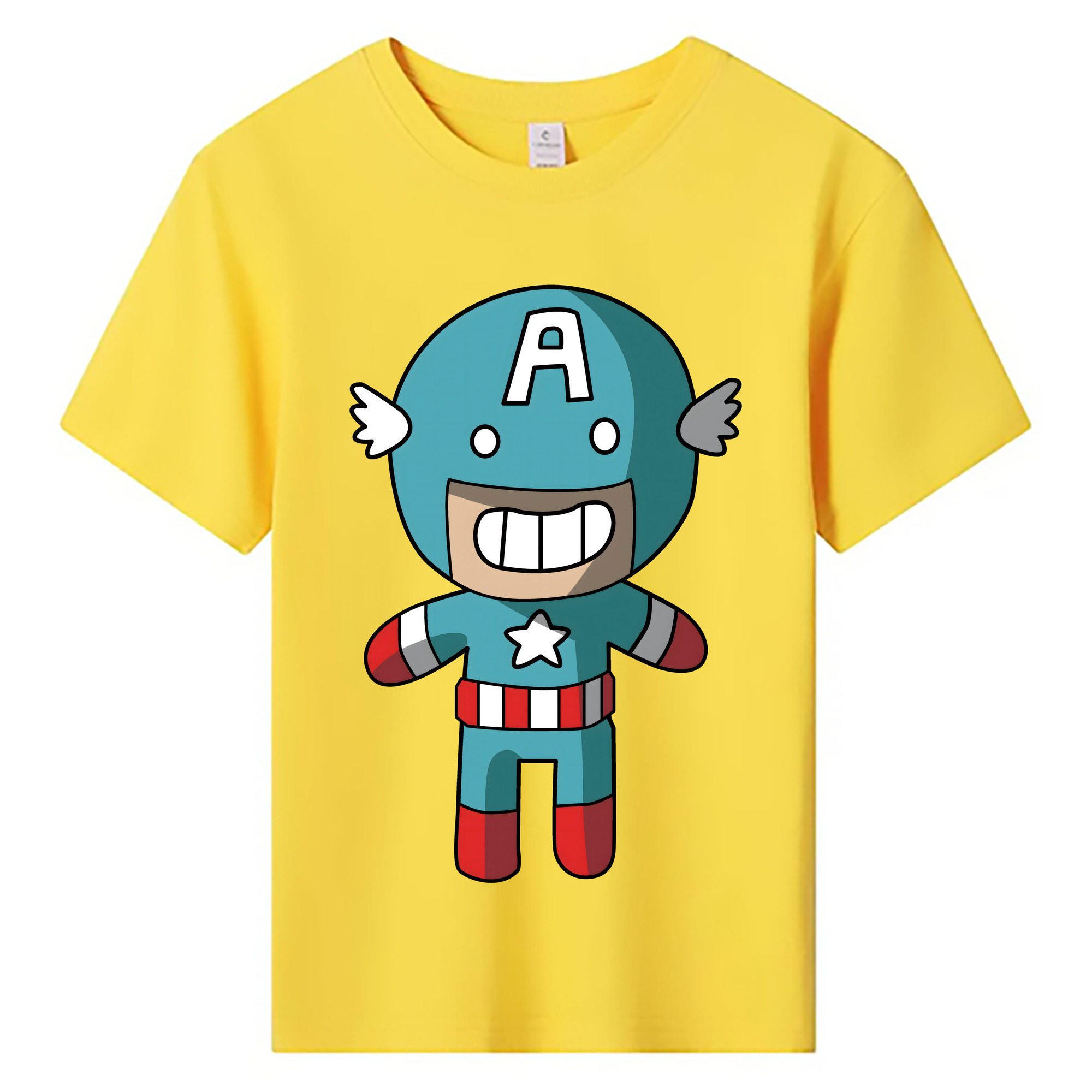 （画像用） アベンジャーズ The Avengers 綿100％キッズTシャツ（フロントプリント）