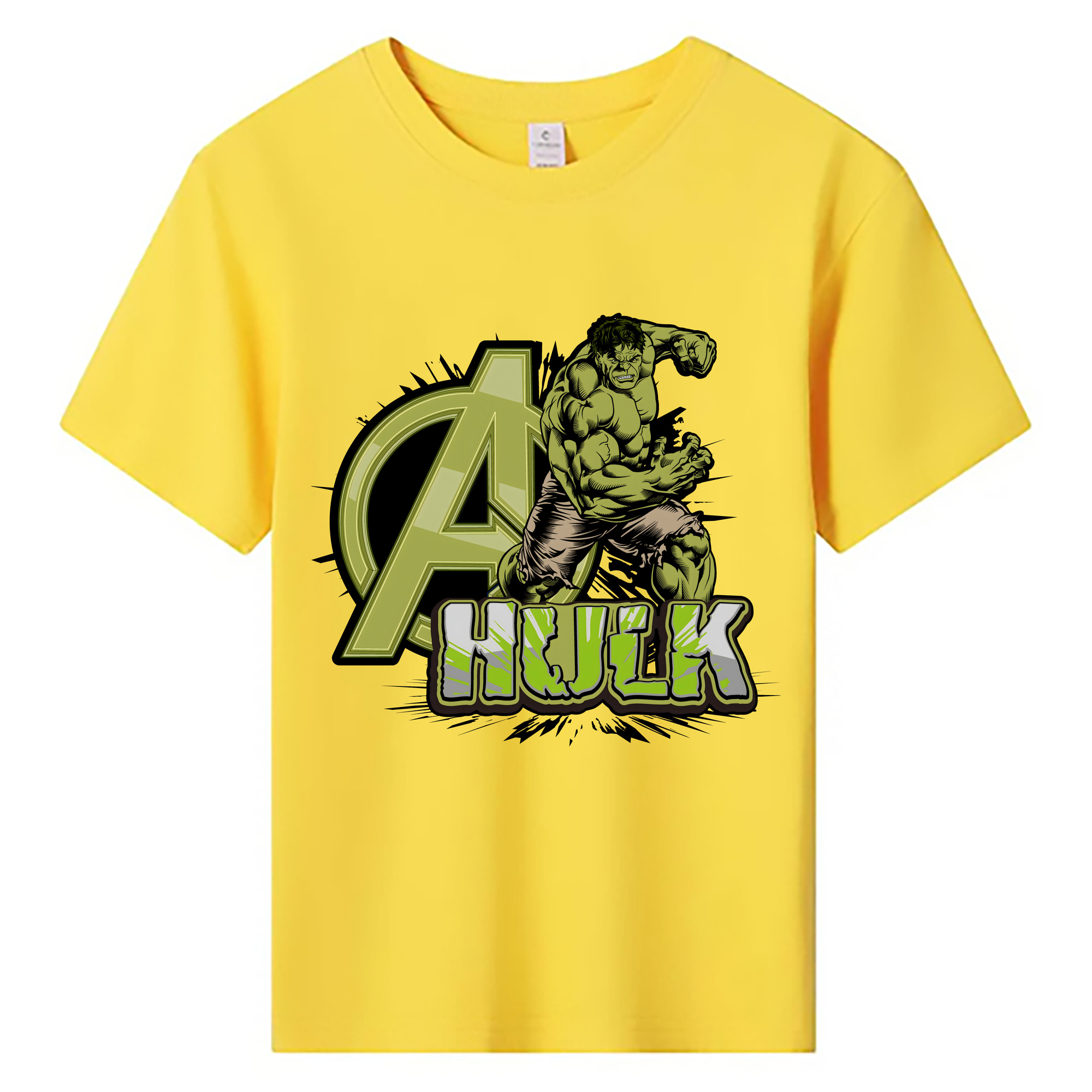 （画像用） アベンジャーズ The Avengers 綿100％キッズTシャツ（フロントプリント）