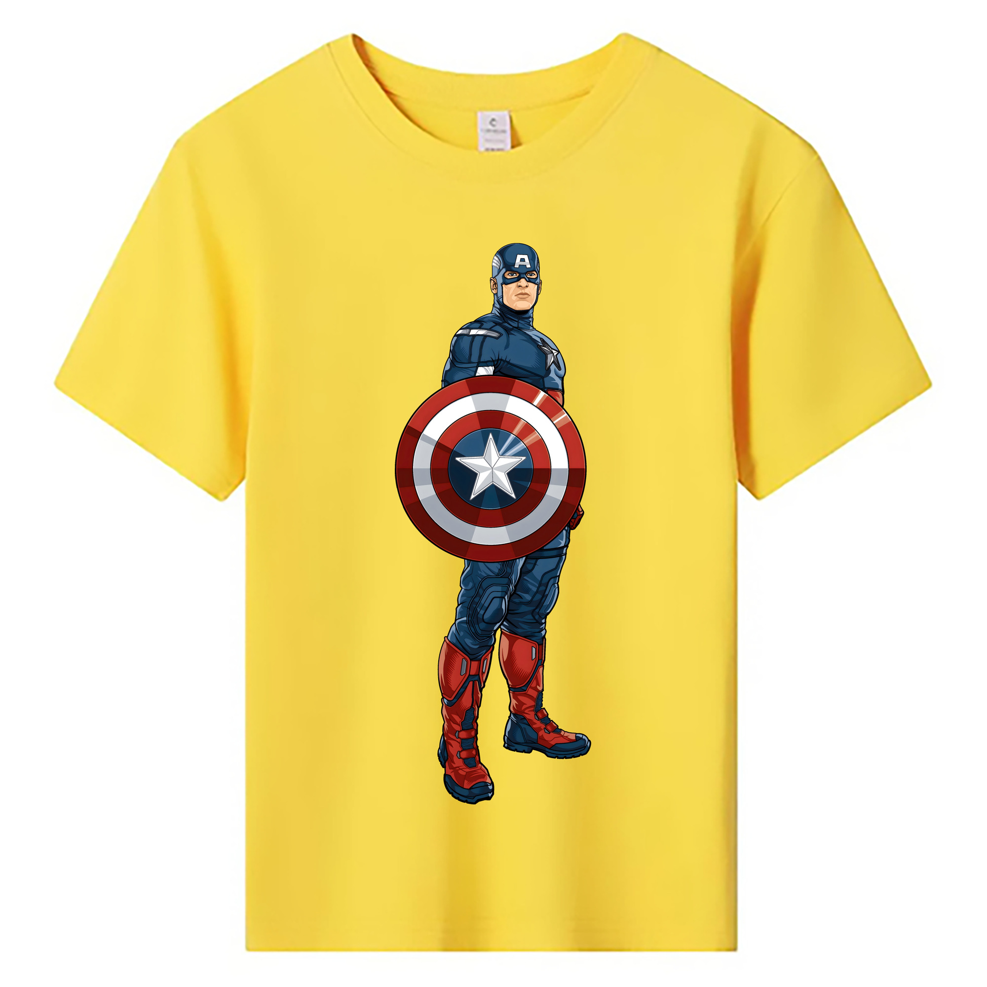 （画像用） アベンジャーズ The Avengers 綿100％キッズTシャツ（フロントプリント）