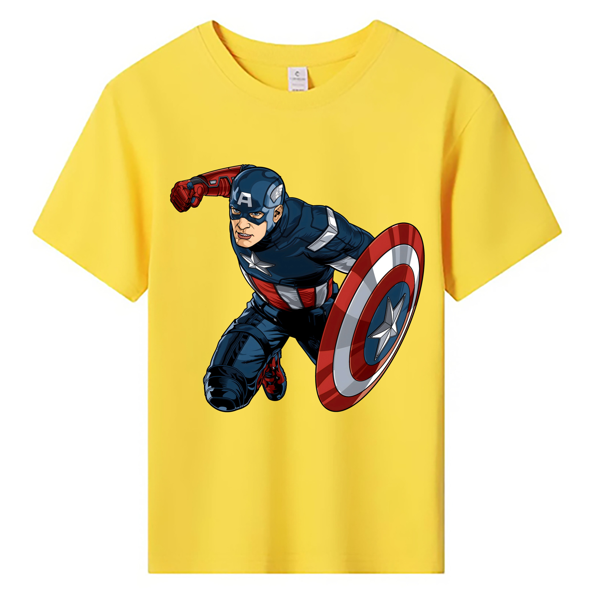 （画像用） アベンジャーズ The Avengers 綿100％キッズTシャツ（フロントプリント）