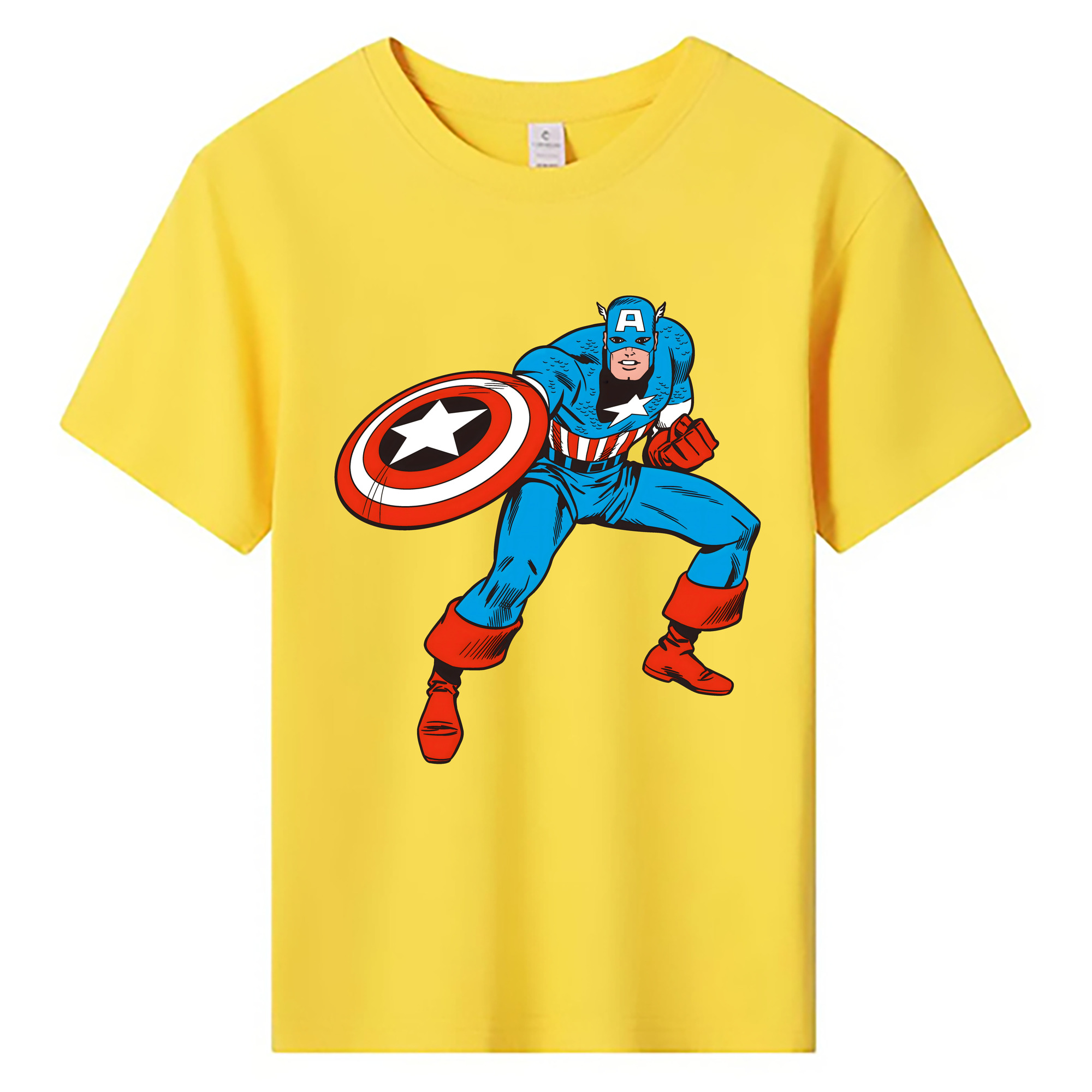 （画像用） アベンジャーズ The Avengers 綿100％キッズTシャツ（フロントプリント）