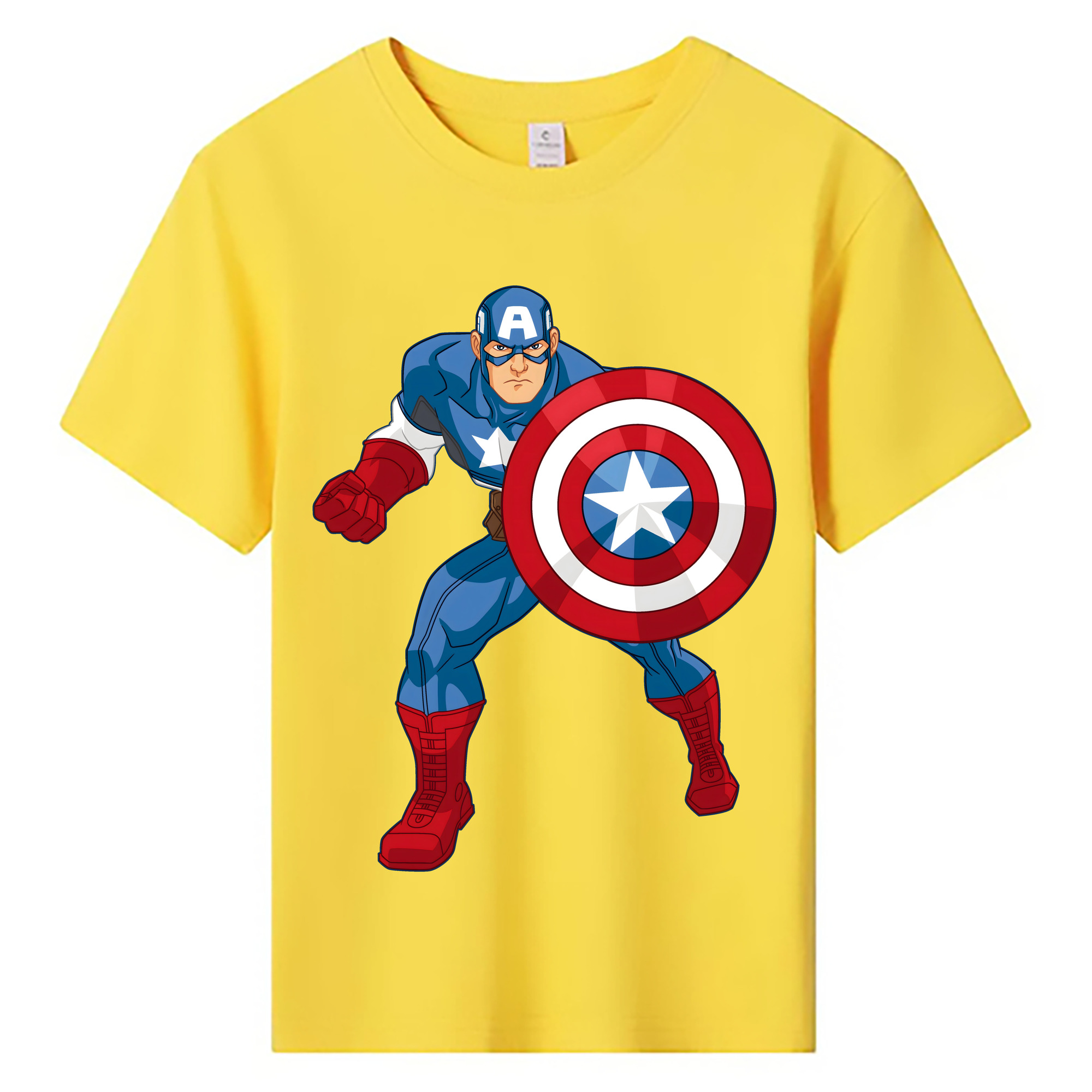 （画像用） アベンジャーズ The Avengers 綿100％キッズTシャツ（フロントプリント）