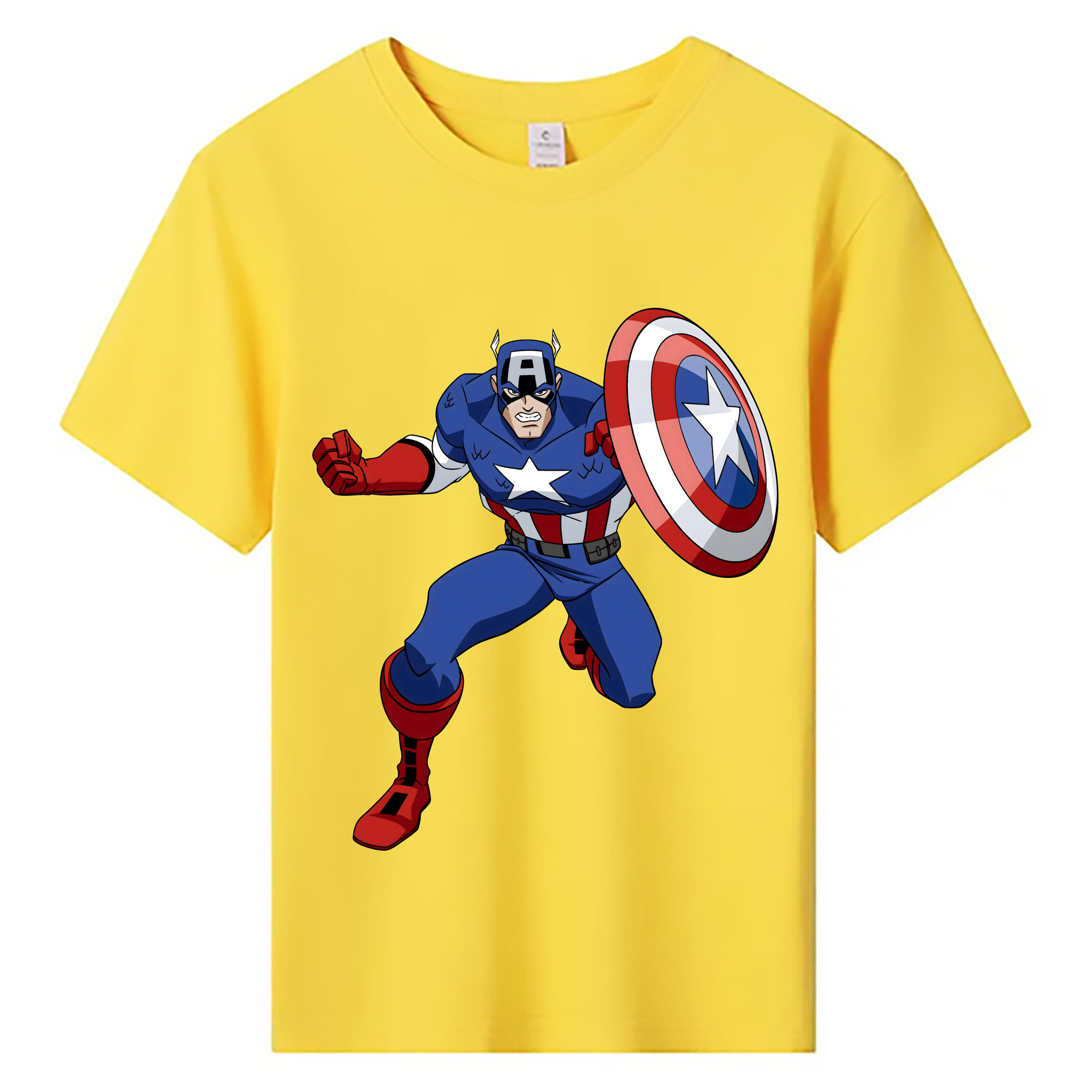 （画像用） アベンジャーズ The Avengers 綿100％キッズTシャツ（フロントプリント）