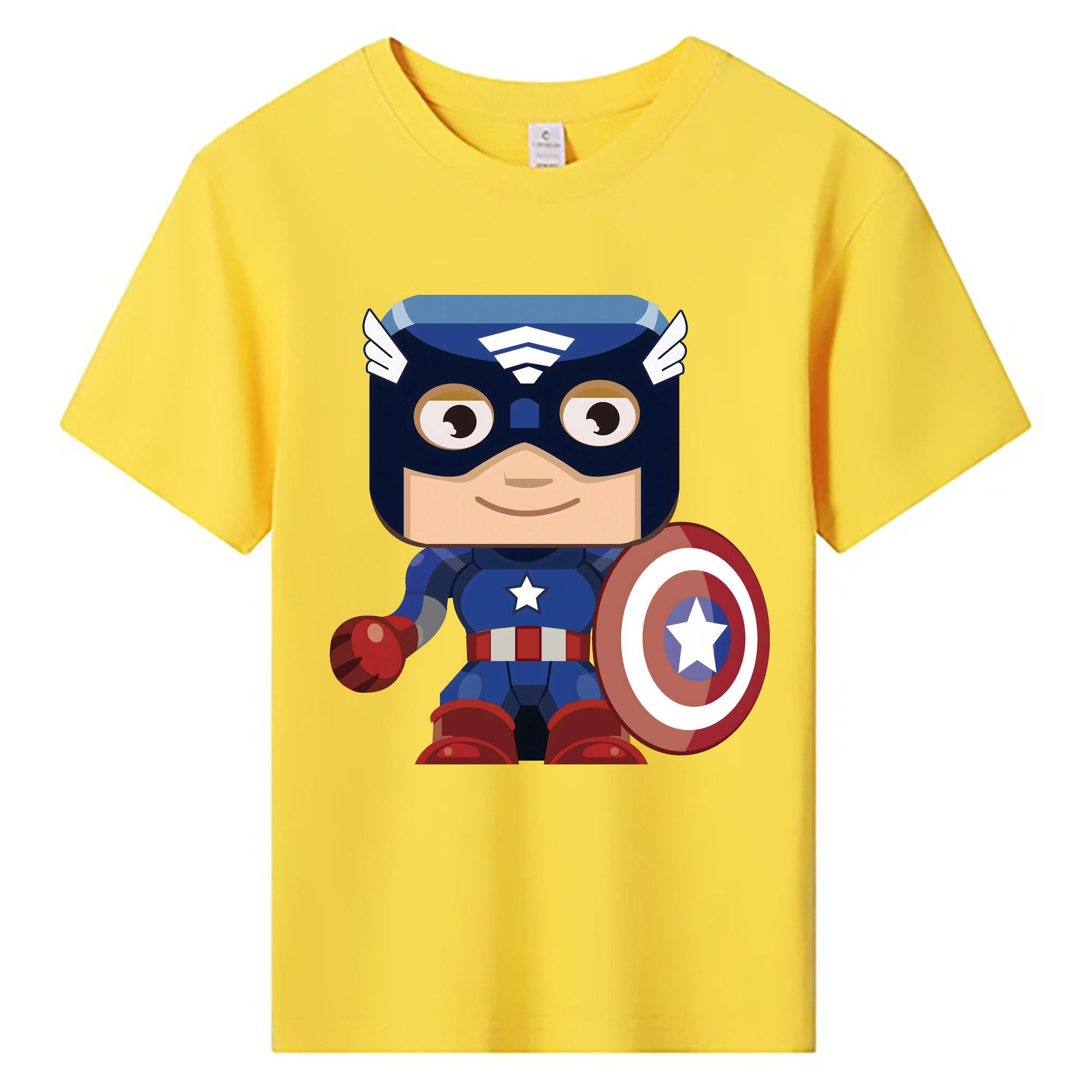 （画像用） アベンジャーズ The Avengers 綿100％キッズTシャツ（フロントプリント）