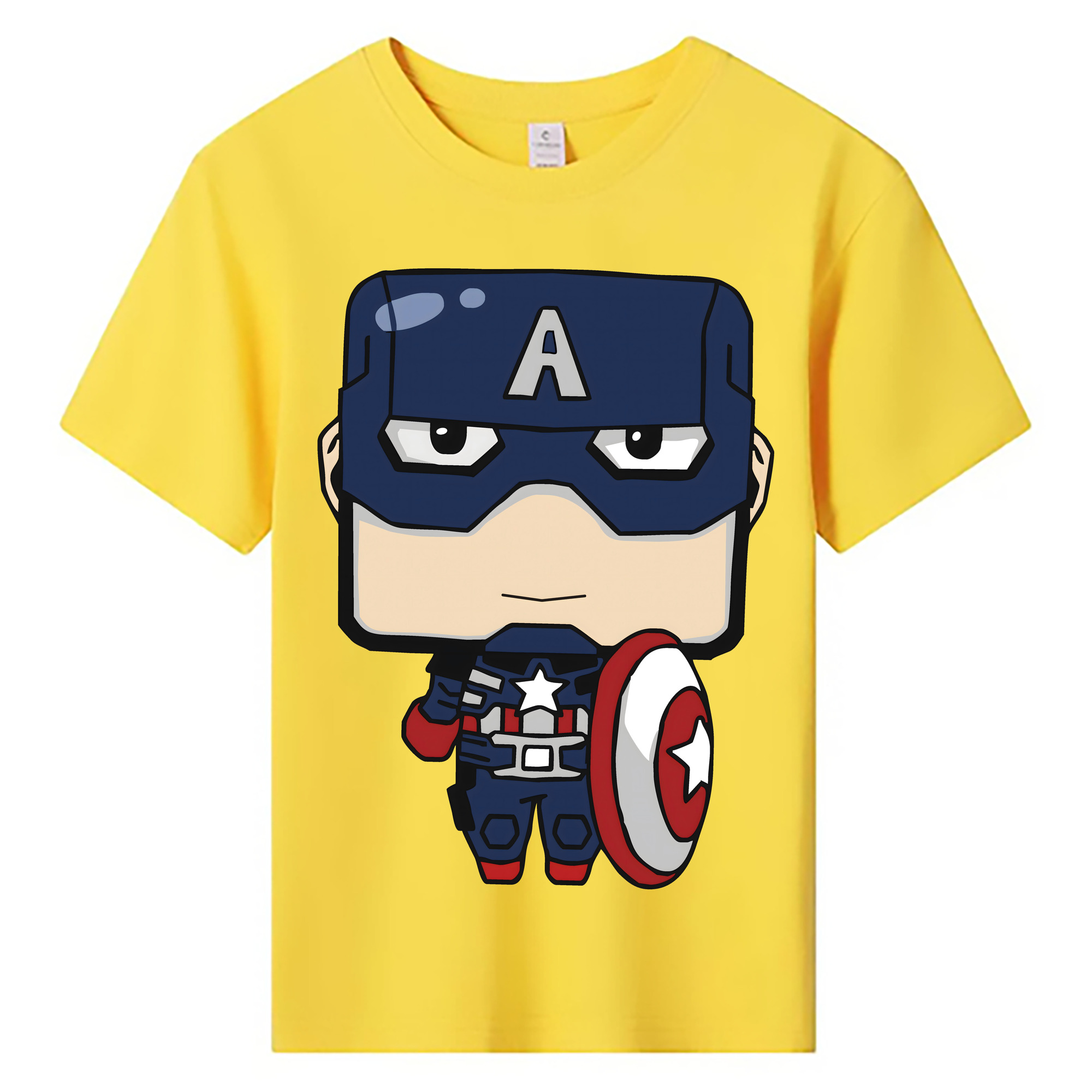 （画像用） アベンジャーズ The Avengers 綿100％キッズTシャツ（フロントプリント）