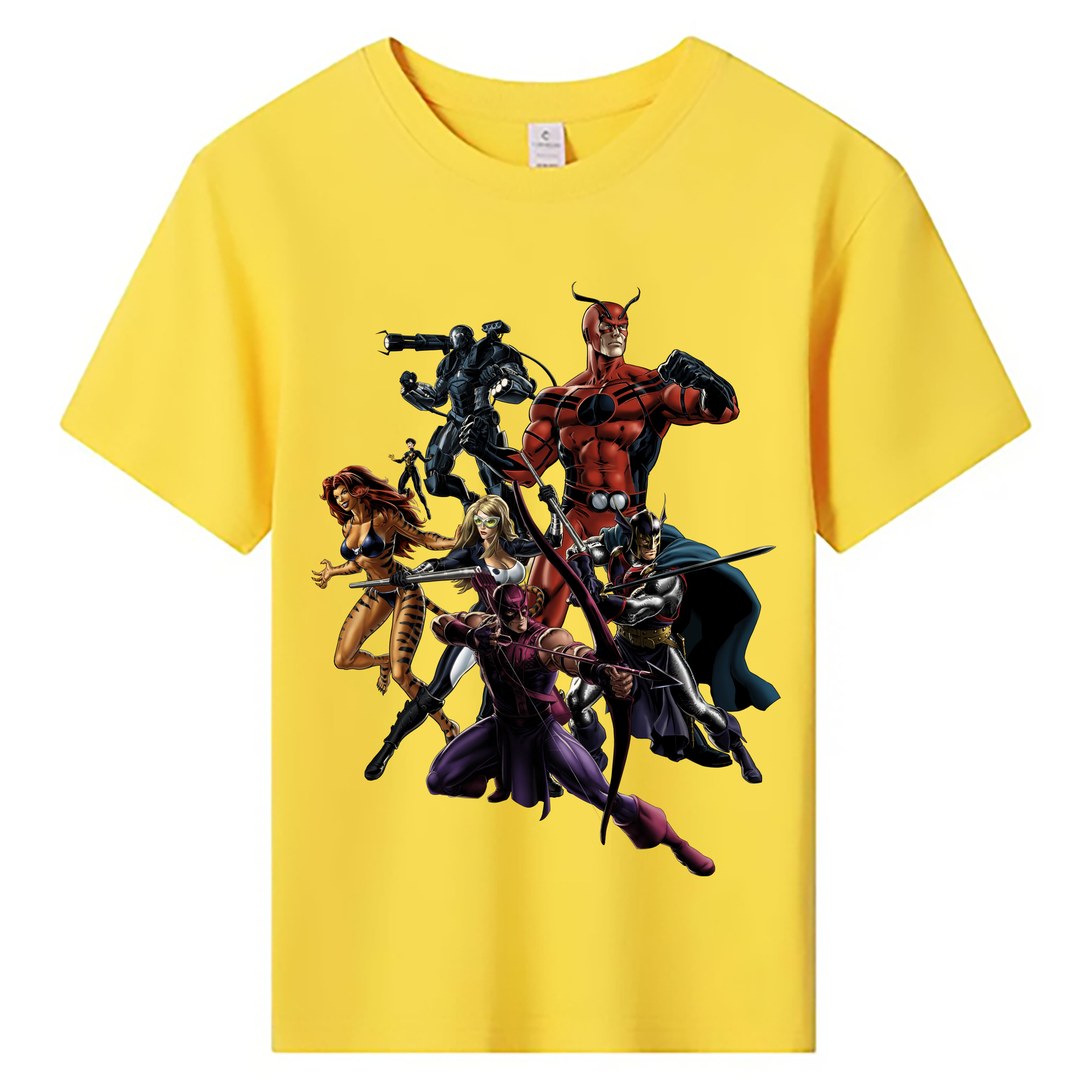 （画像用） アベンジャーズ The Avengers 綿100％キッズTシャツ（フロントプリント）