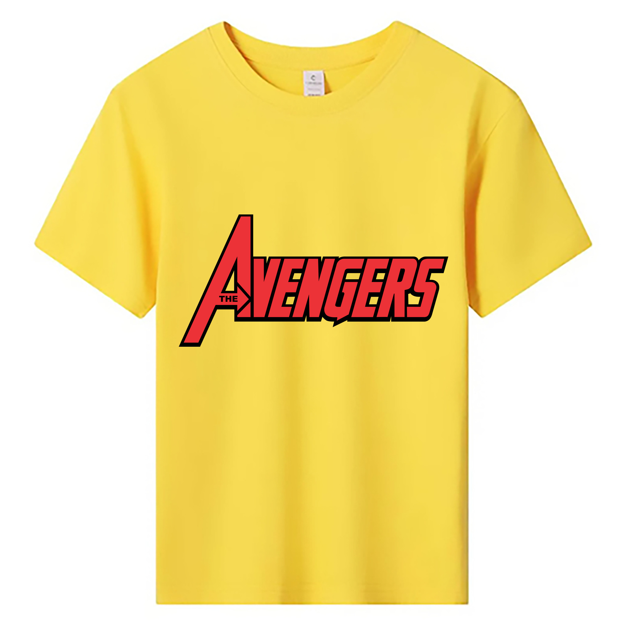 （画像用） アベンジャーズ The Avengers 綿100％キッズTシャツ（フロントプリント）