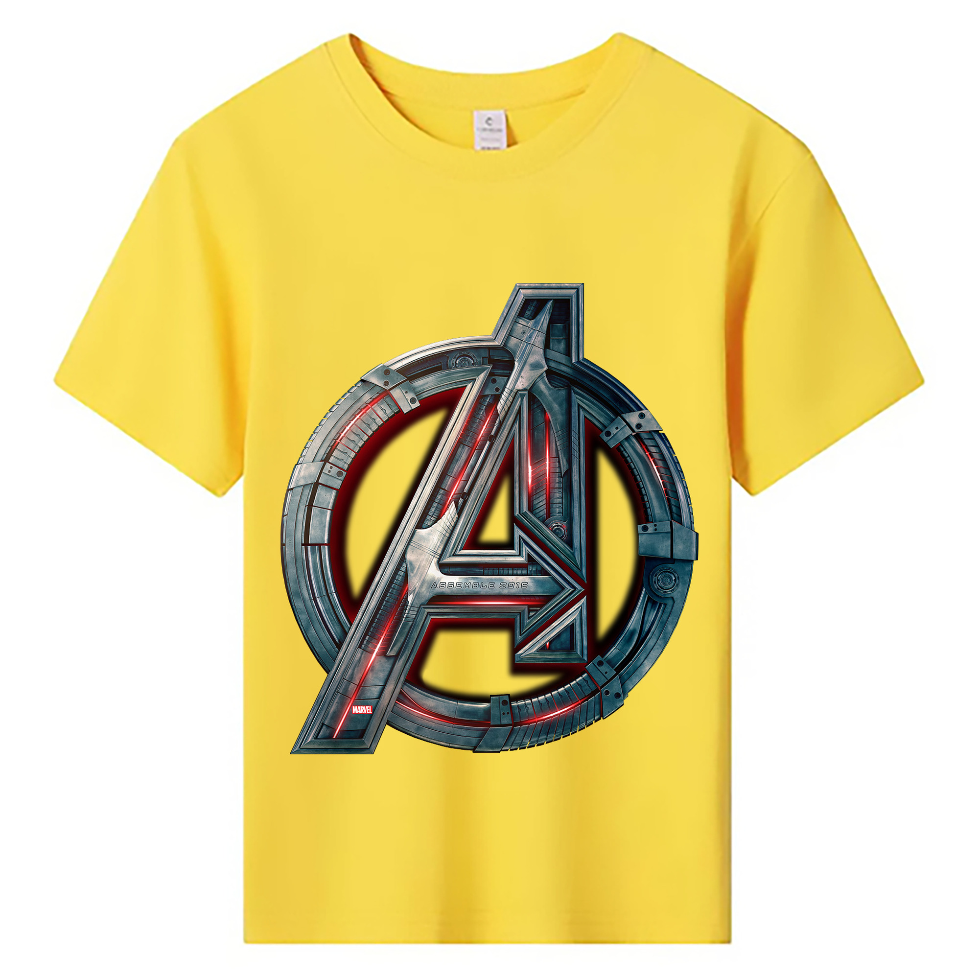 （画像用） アベンジャーズ The Avengers 綿100％キッズTシャツ（フロントプリント）