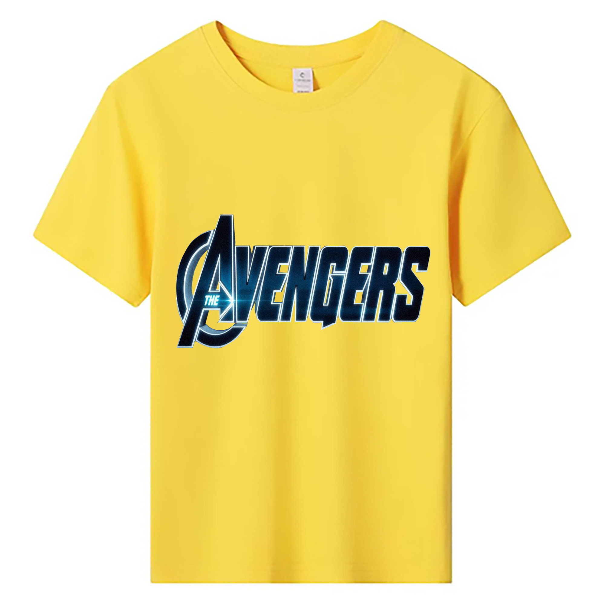 （画像用） アベンジャーズ The Avengers 綿100％キッズTシャツ（フロントプリント）
