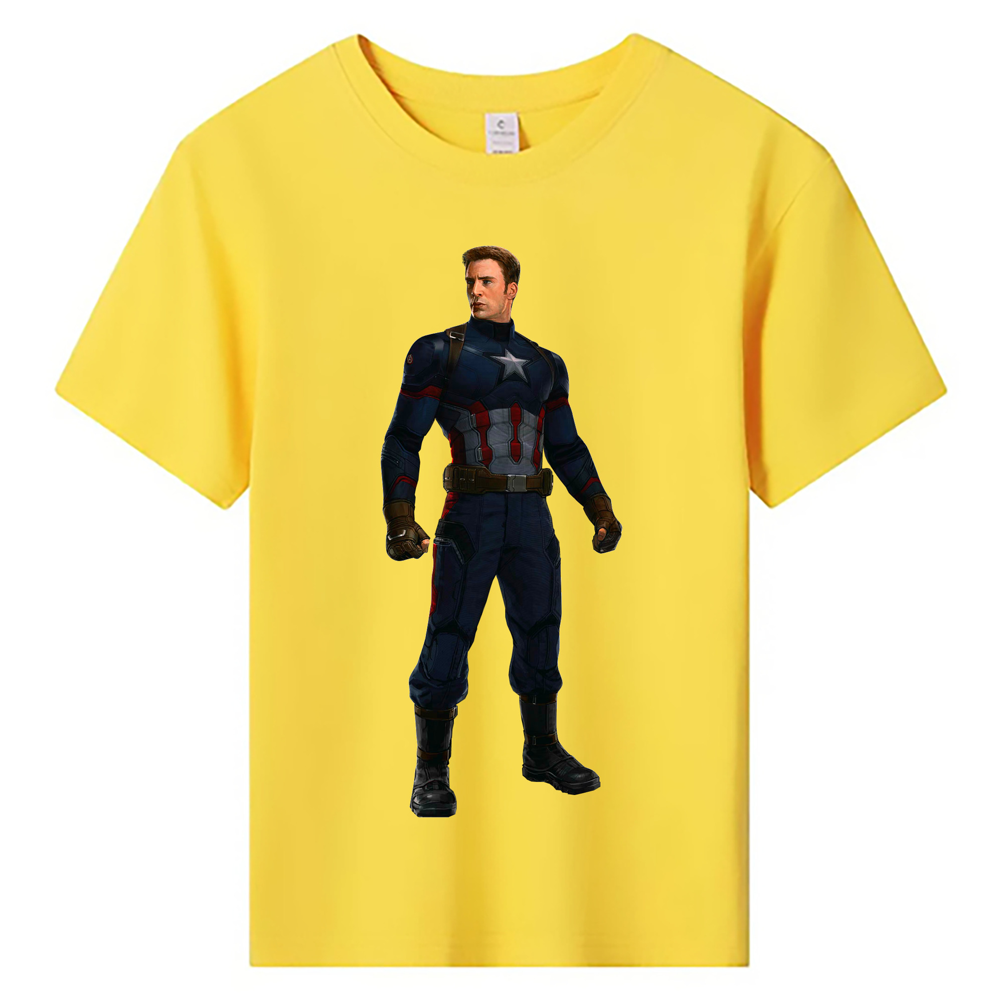 （画像用） アベンジャーズ The Avengers 綿100％キッズTシャツ（フロントプリント）