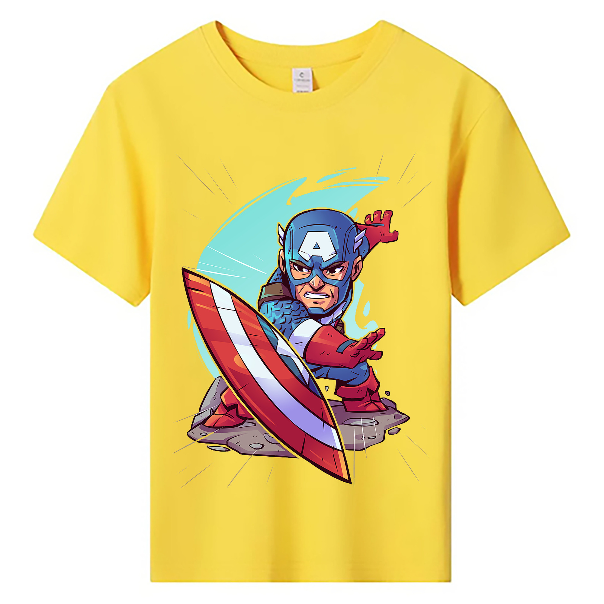 （画像用） アベンジャーズ The Avengers 綿100％キッズTシャツ（フロントプリント）