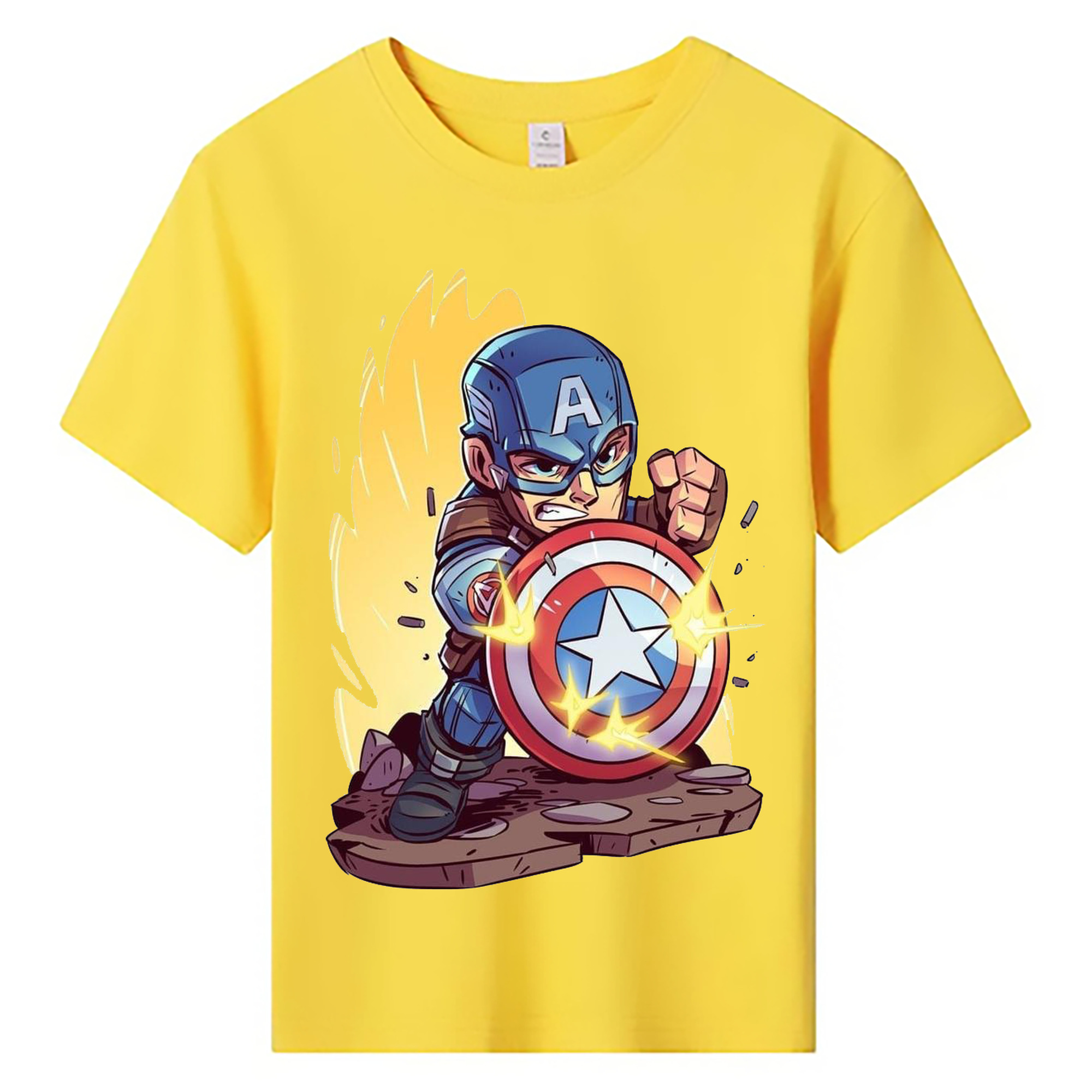 （画像用） アベンジャーズ The Avengers 綿100％キッズTシャツ（フロントプリント）