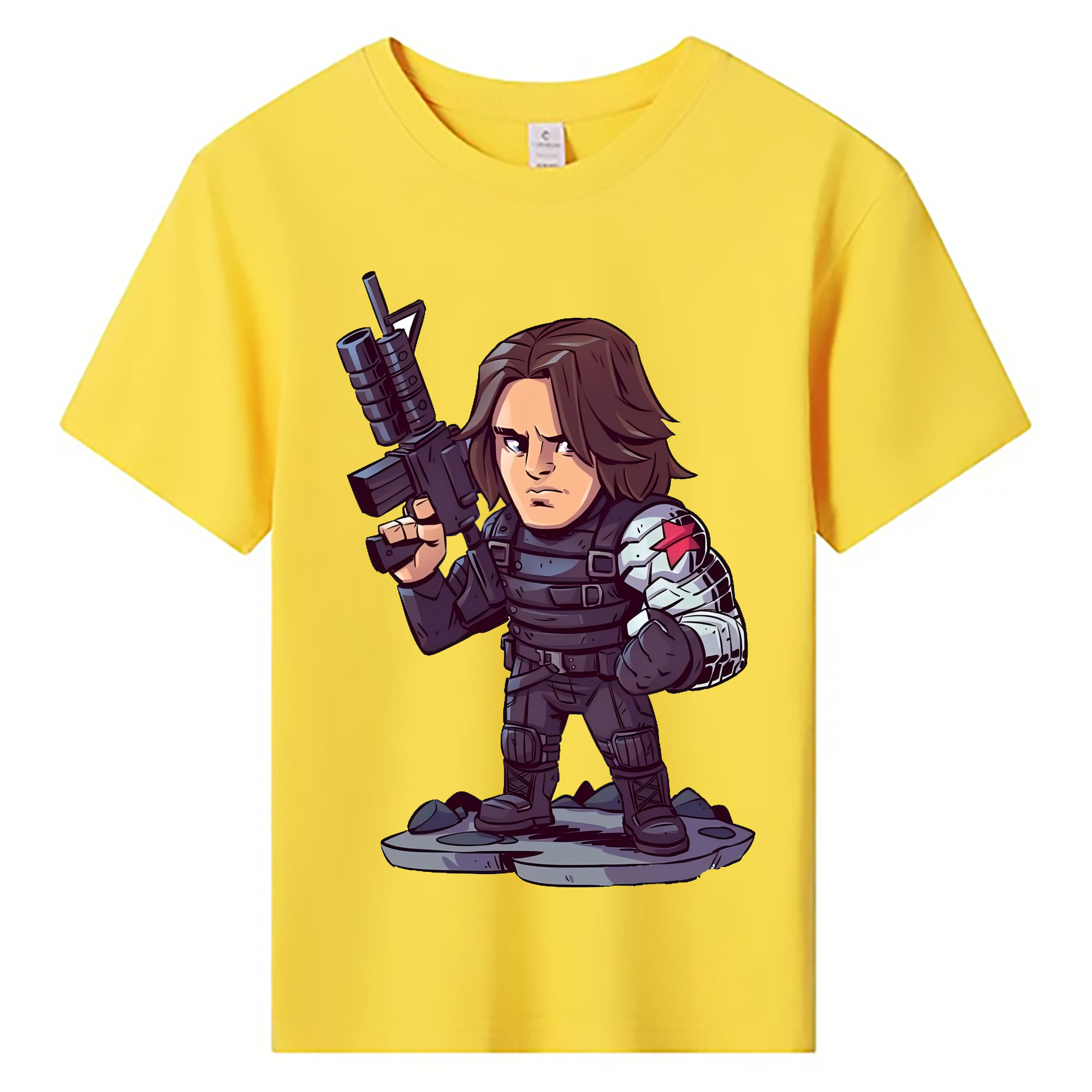 （画像用） アベンジャーズ The Avengers 綿100％キッズTシャツ（フロントプリント）