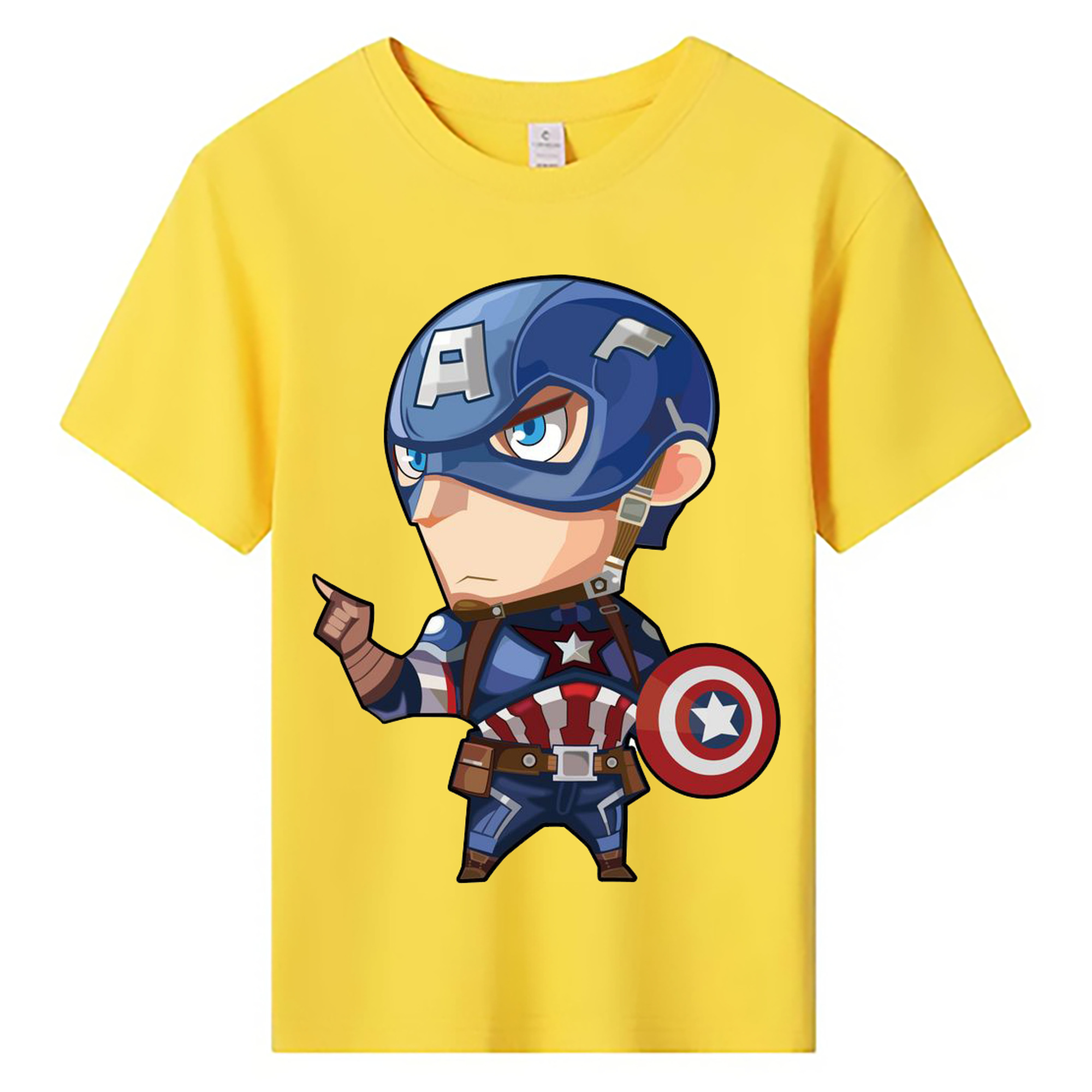 （画像用） アベンジャーズ The Avengers 綿100％キッズTシャツ（フロントプリント）