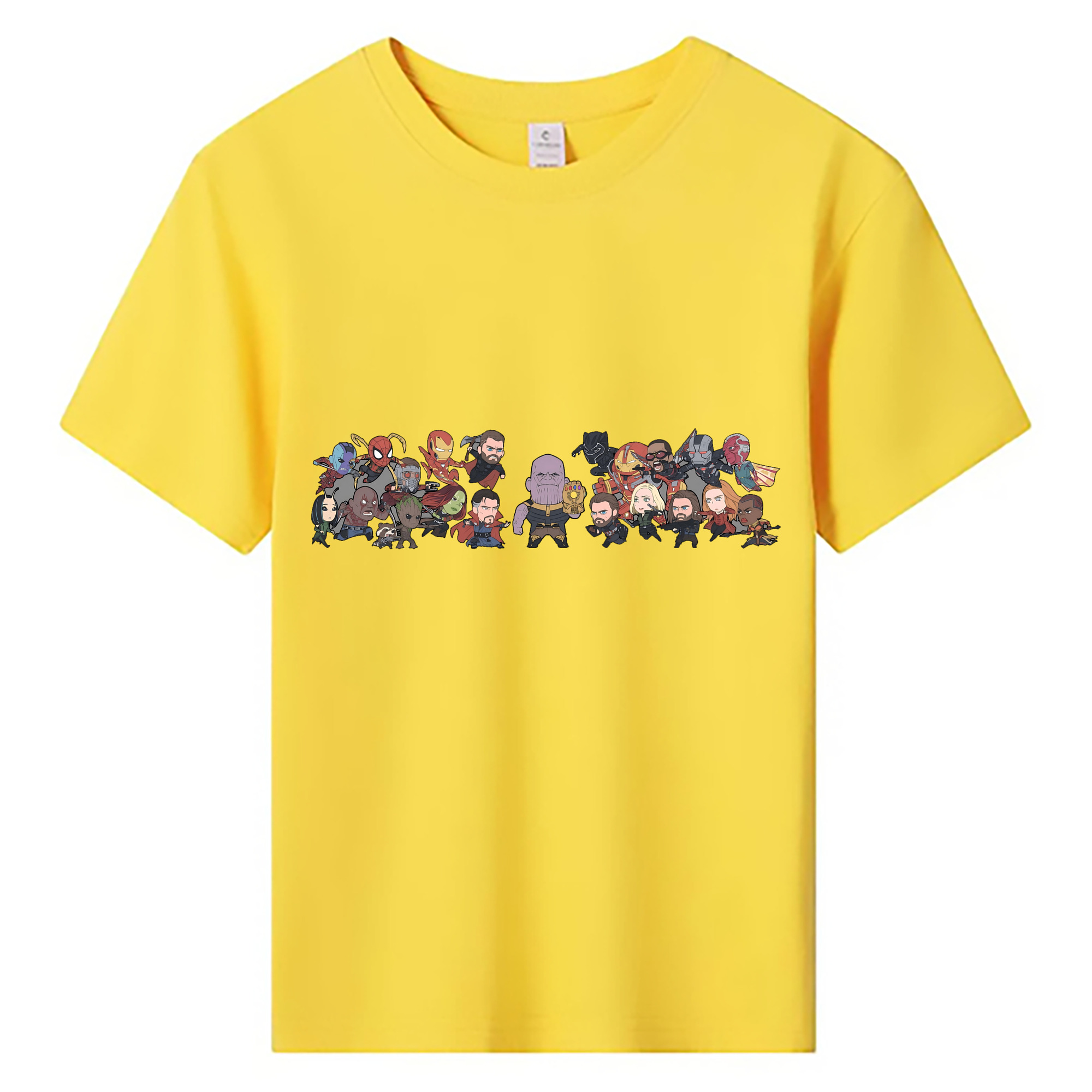 （画像用） アベンジャーズ The Avengers 綿100％キッズTシャツ（フロントプリント）