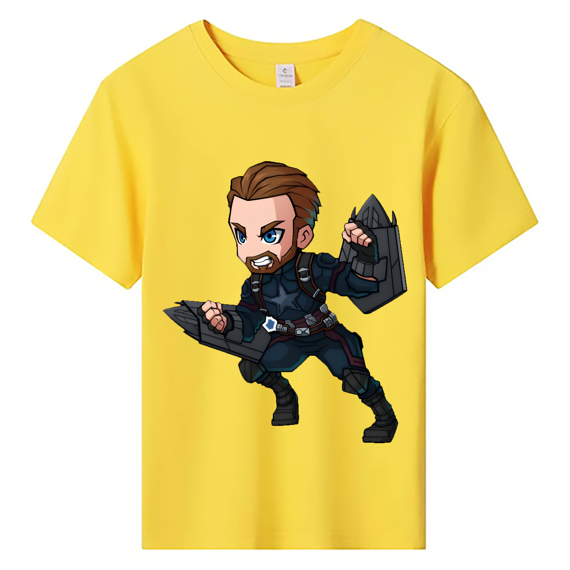 （画像用） アベンジャーズ The Avengers 綿100％キッズTシャツ（フロントプリント）