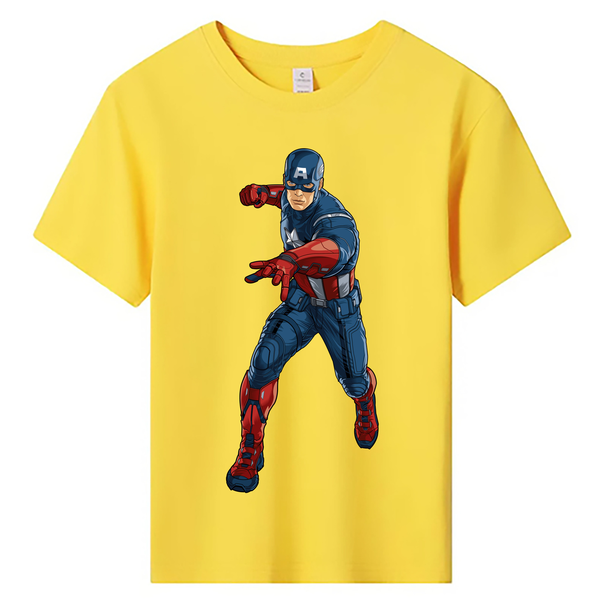 （画像用） アベンジャーズ The Avengers 綿100％キッズTシャツ（フロントプリント）