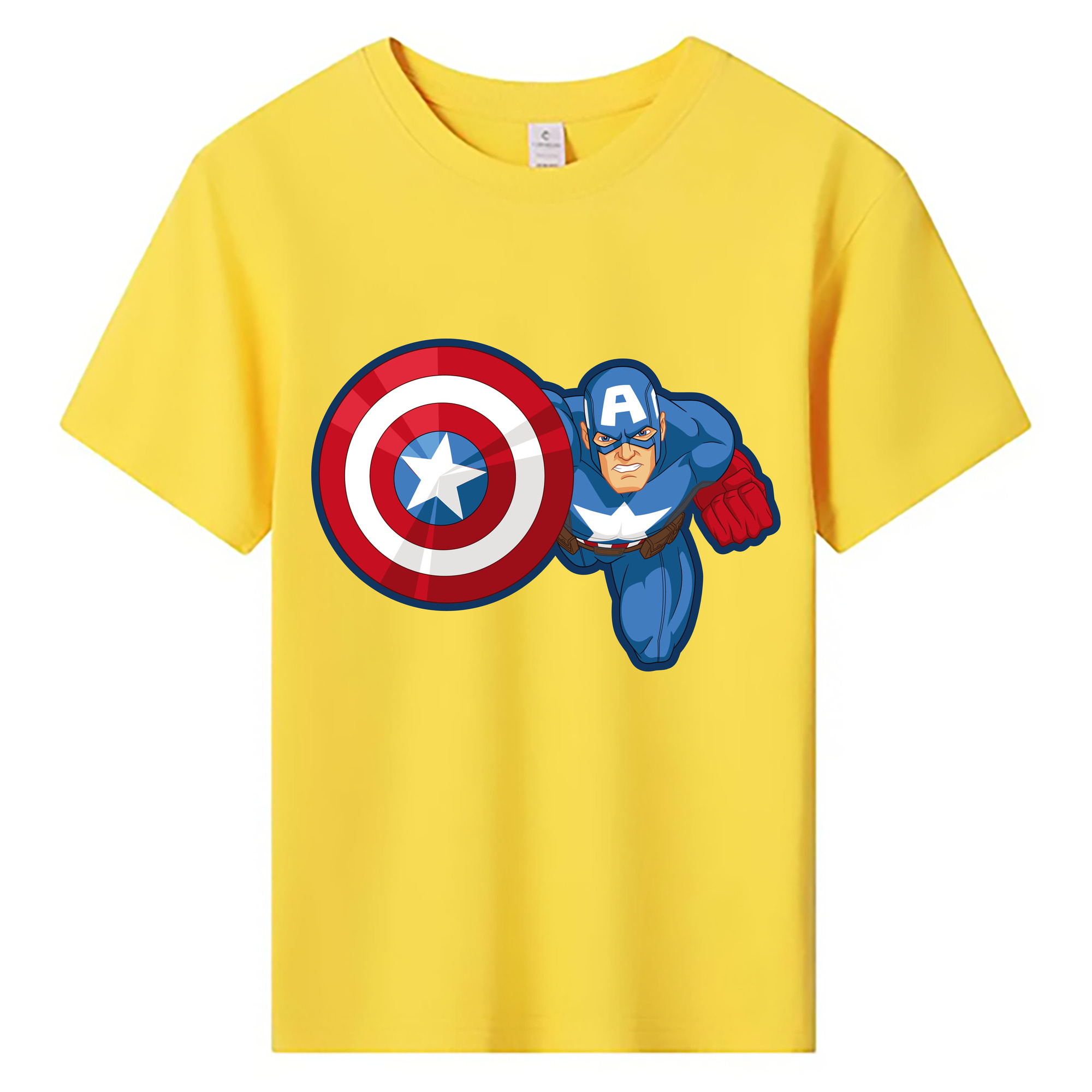 （画像用） アベンジャーズ The Avengers 綿100％キッズTシャツ（フロントプリント）