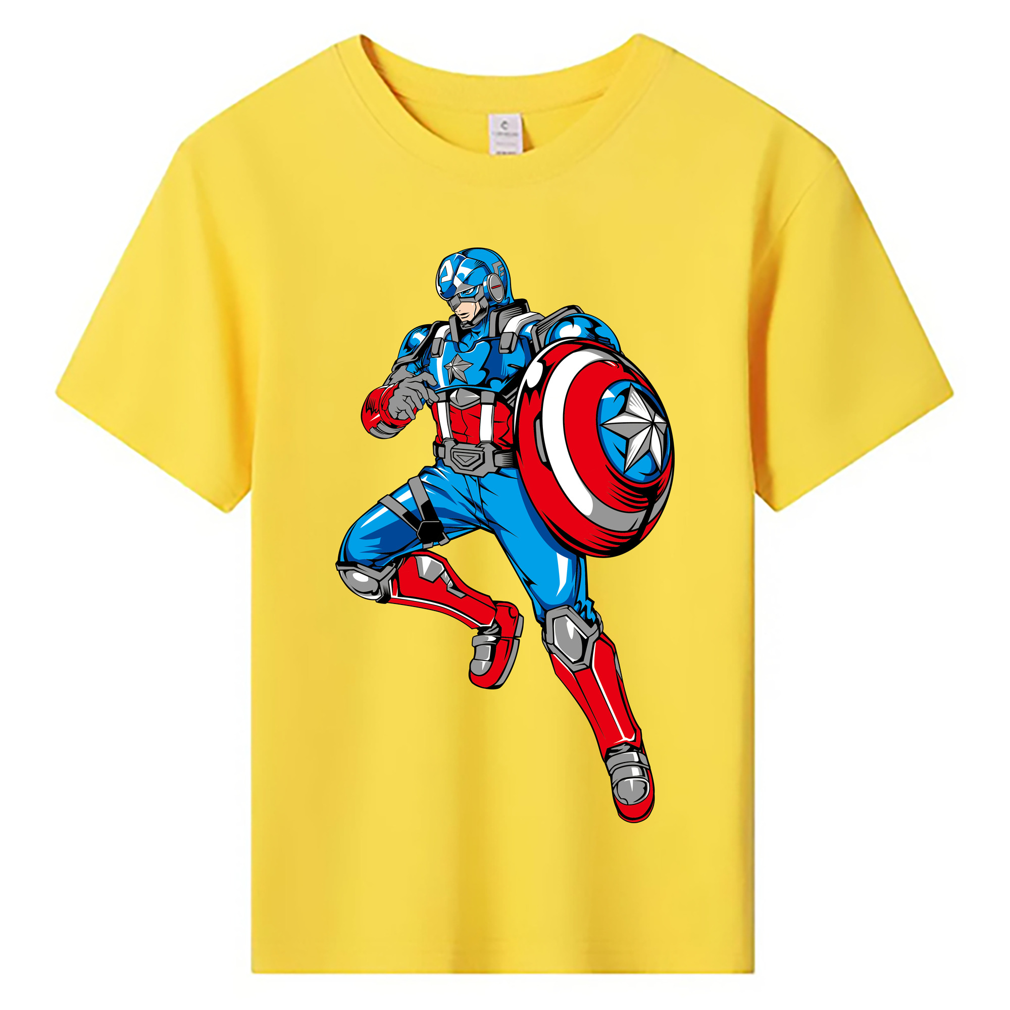 （画像用） アベンジャーズ The Avengers 綿100％キッズTシャツ（フロントプリント）