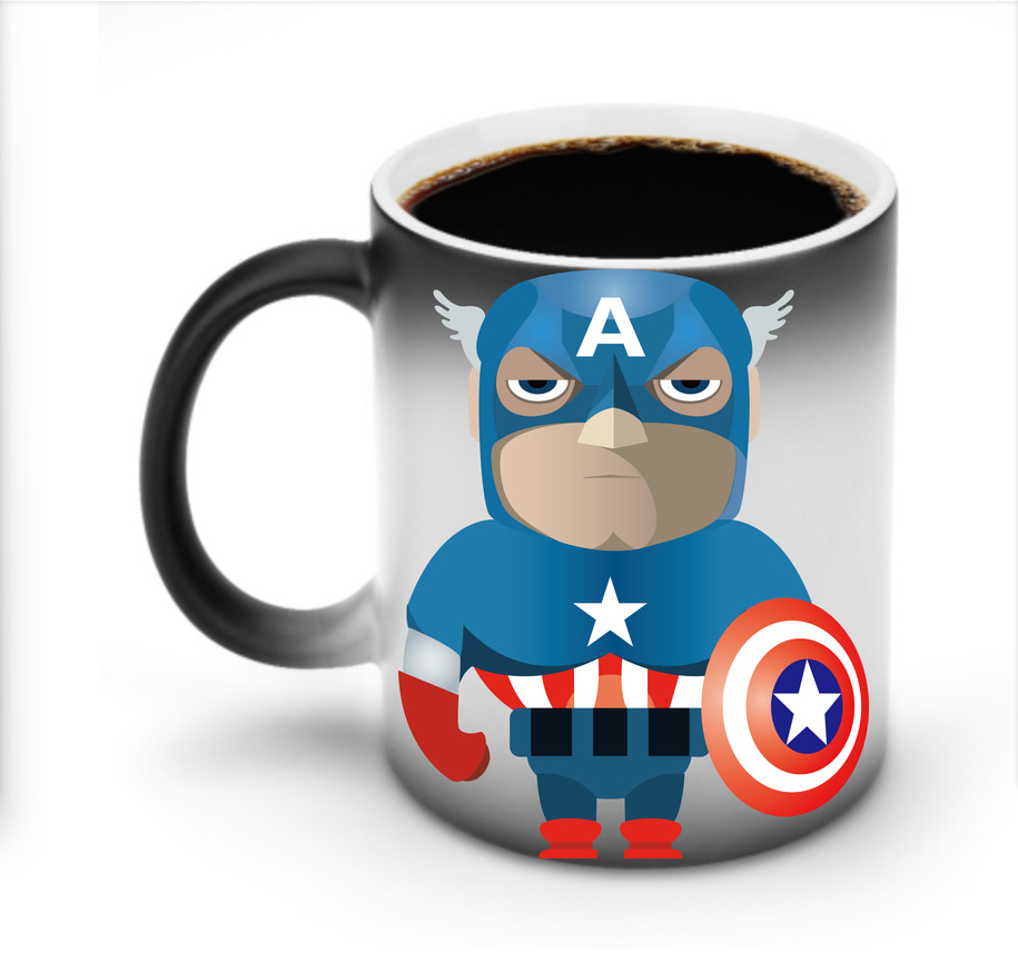 （画像用） アベンジャーズ The Avengers 温度変色マグカップ