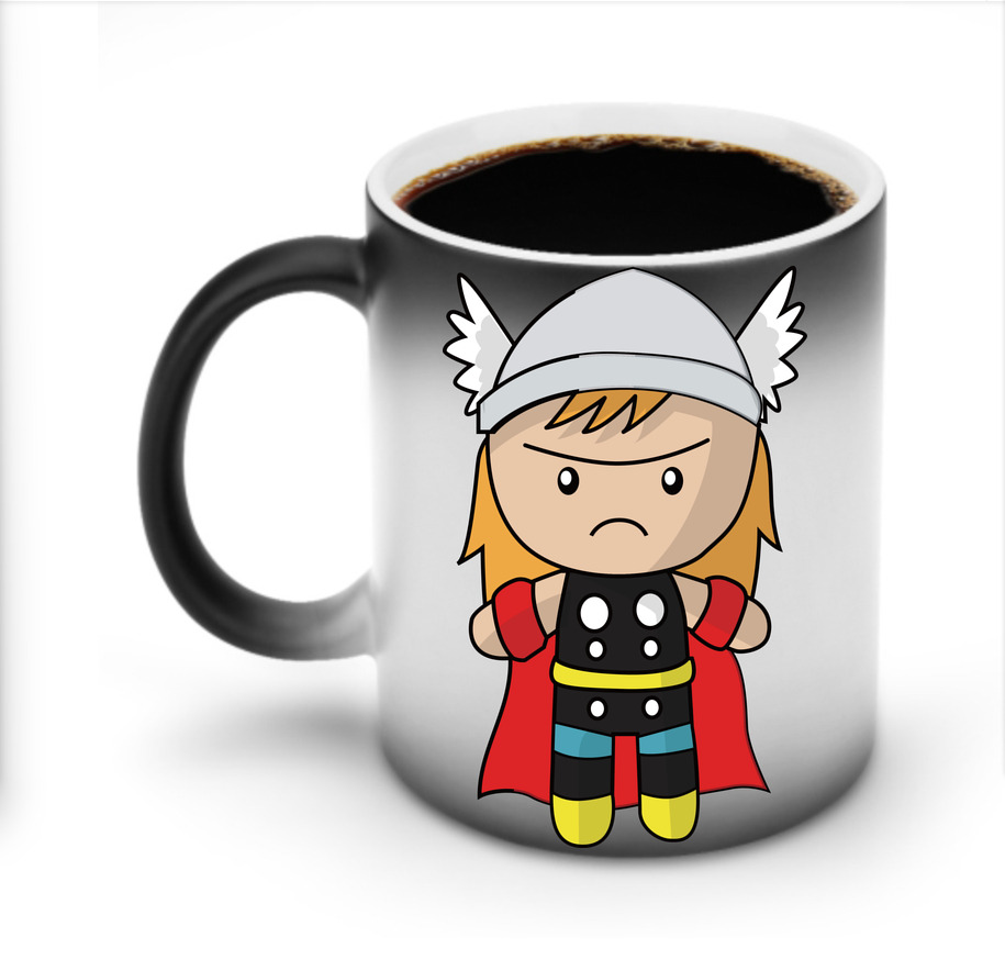 （画像用） アベンジャーズ The Avengers 温度変色マグカップ