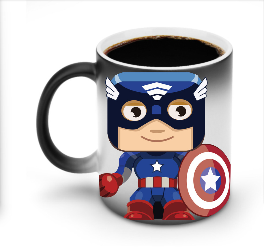 （画像用） アベンジャーズ The Avengers 温度変色マグカップ