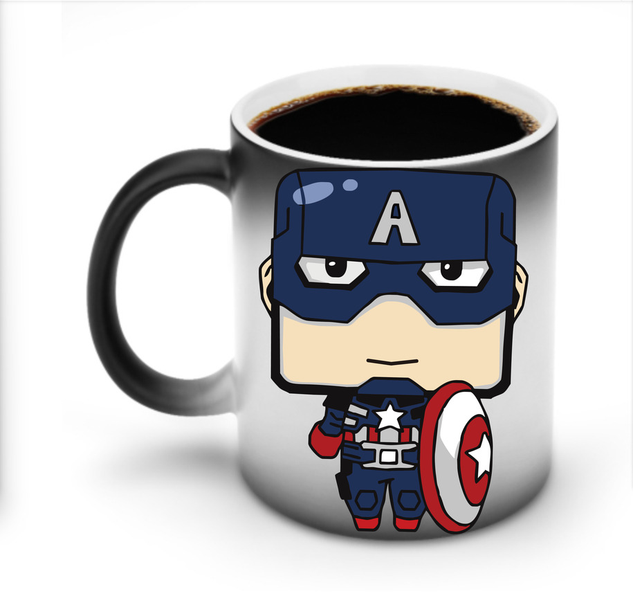 （画像用） アベンジャーズ The Avengers 温度変色マグカップ
