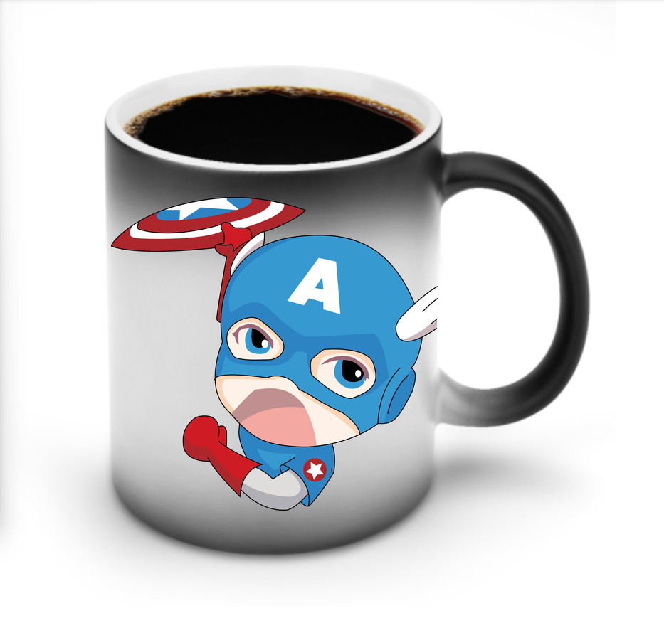 （画像用） アベンジャーズ The Avengers 温度変色マグカップ