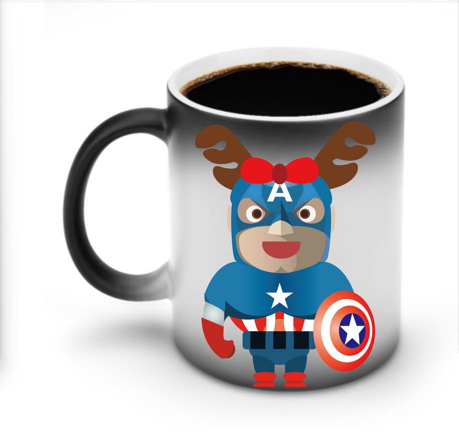 （画像用） アベンジャーズ The Avengers 温度変色マグカップ