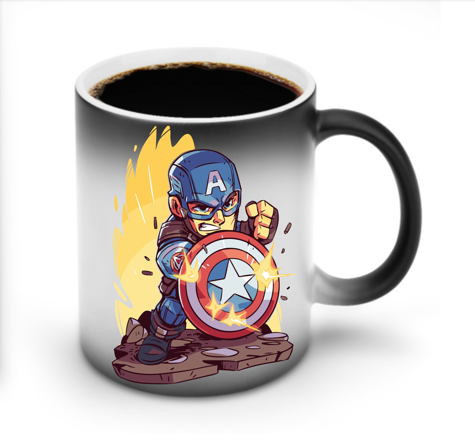 （画像用） アベンジャーズ The Avengers 温度変色マグカップ