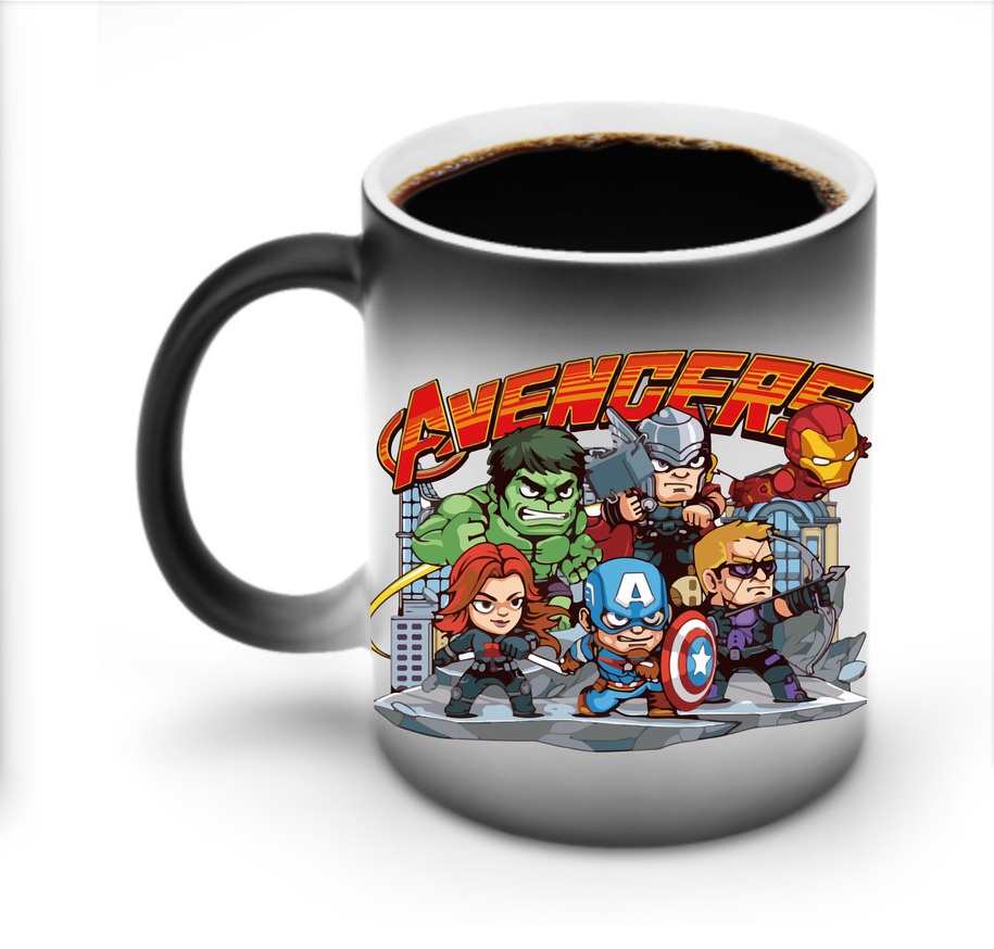 （画像用） アベンジャーズ The Avengers 温度変色マグカップ