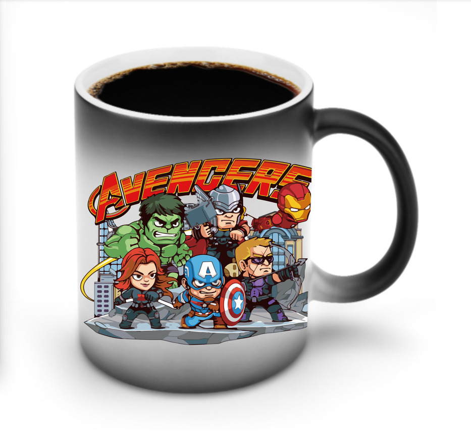 （画像用） アベンジャーズ The Avengers 温度変色マグカップ