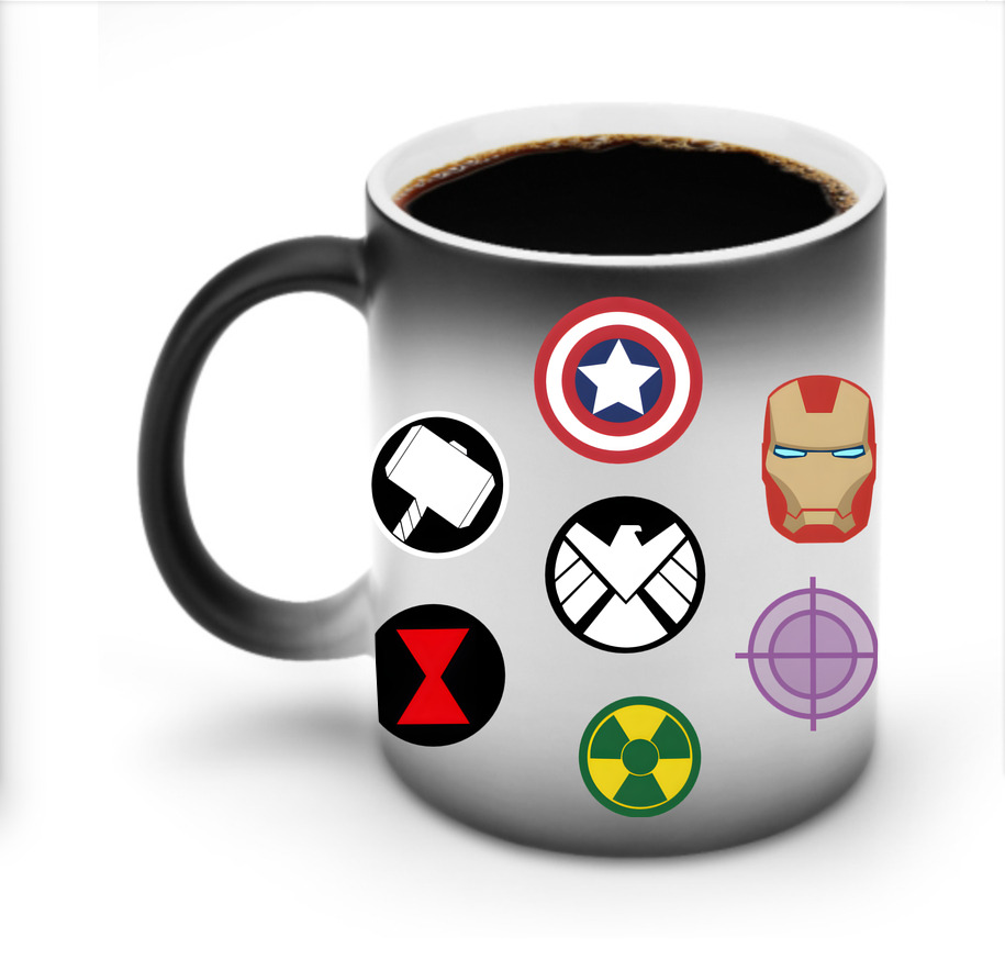 （画像用） アベンジャーズ The Avengers 温度変色マグカップ