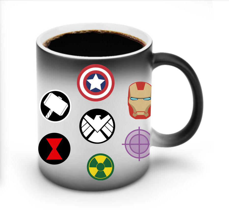 （画像用） アベンジャーズ The Avengers 温度変色マグカップ