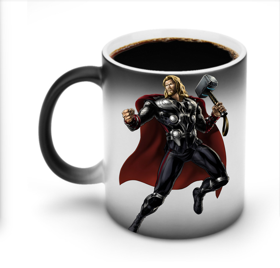 （画像用） アベンジャーズ The Avengers 温度変色マグカップ