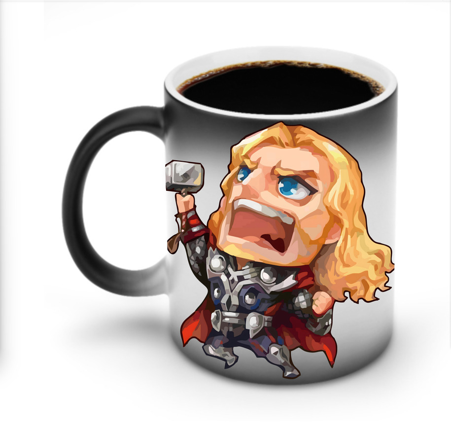 （画像用） アベンジャーズ The Avengers 温度変色マグカップ