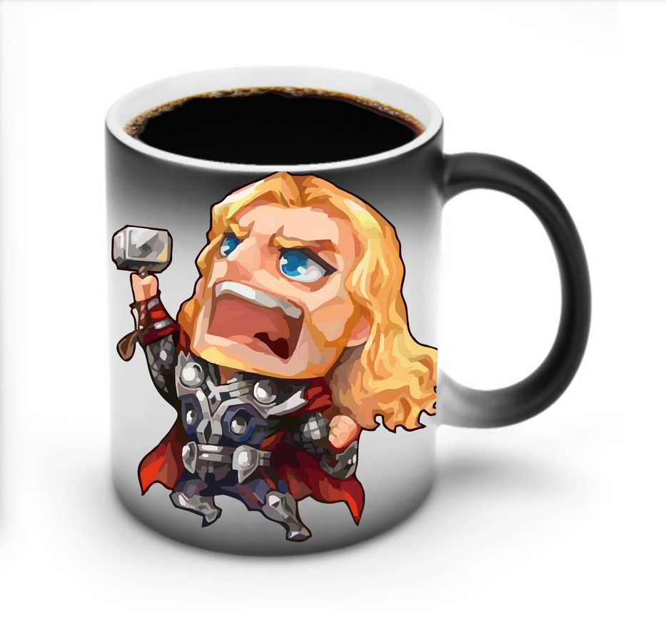 （画像用） アベンジャーズ The Avengers 温度変色マグカップ
