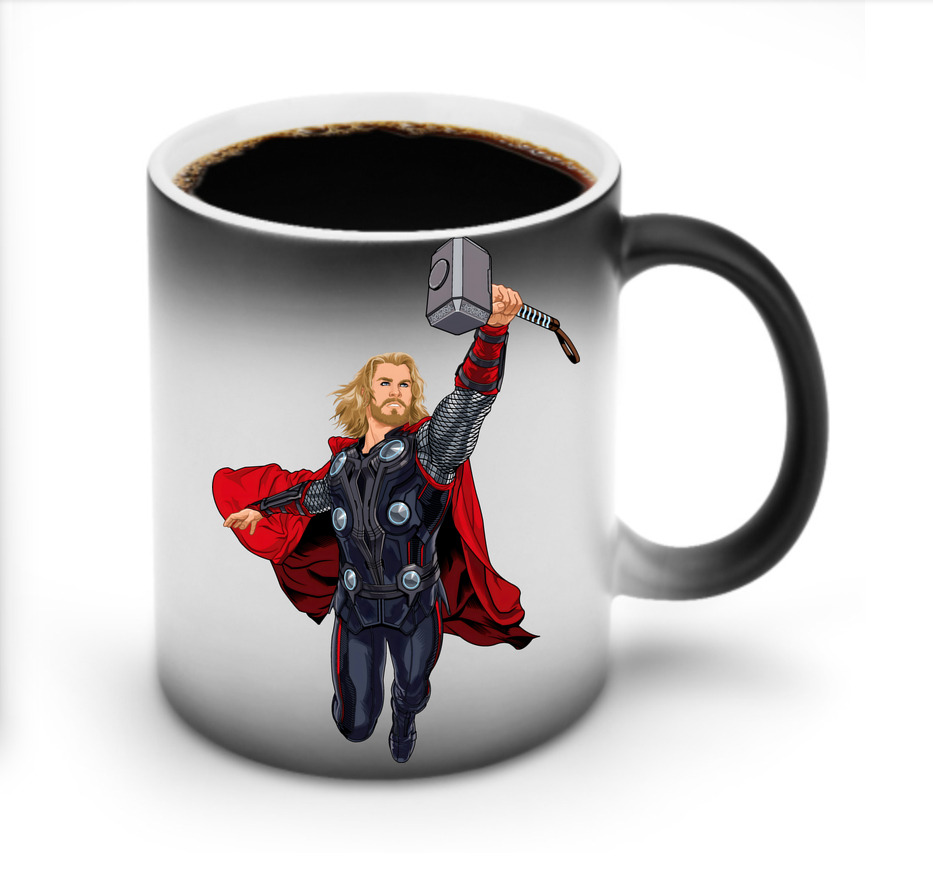 （画像用） アベンジャーズ The Avengers 温度変色マグカップ